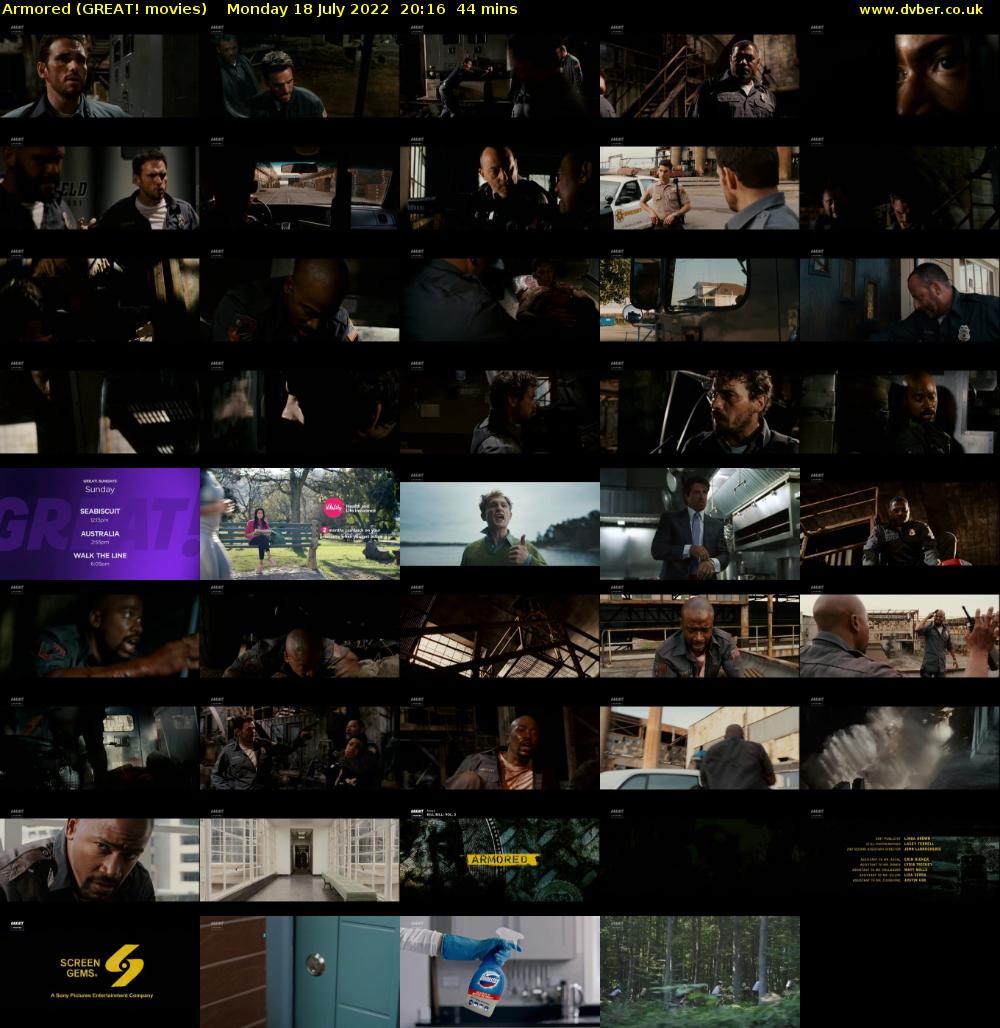 Armored (GREAT! movies) Monday 18 July 2022 20:16 - 21:00