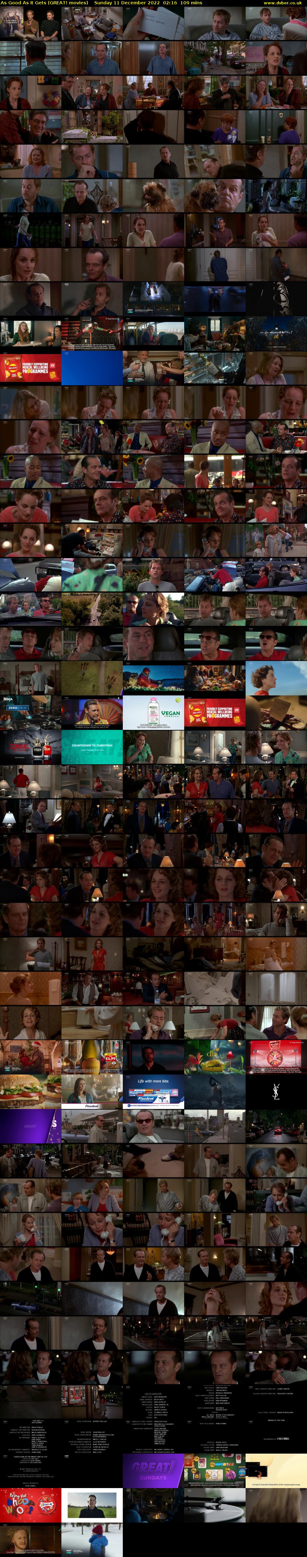 As Good As It Gets (GREAT! movies) Sunday 11 December 2022 02:16 - 04:05
