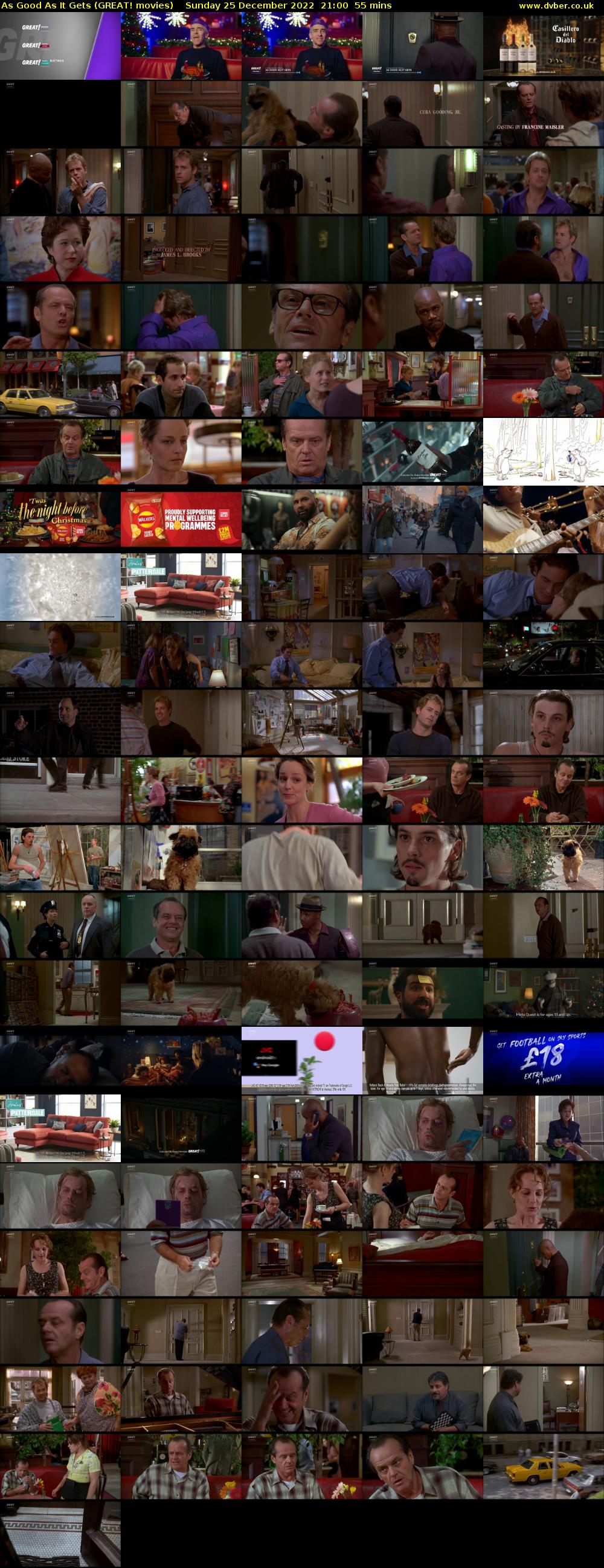 As Good As It Gets (GREAT! movies) Sunday 25 December 2022 21:00 - 21:55