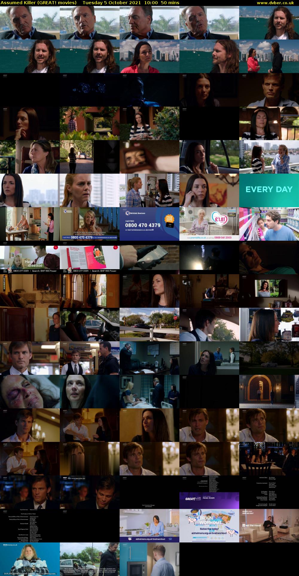 Assumed Killer (GREAT! movies) Tuesday 5 October 2021 10:00 - 10:50