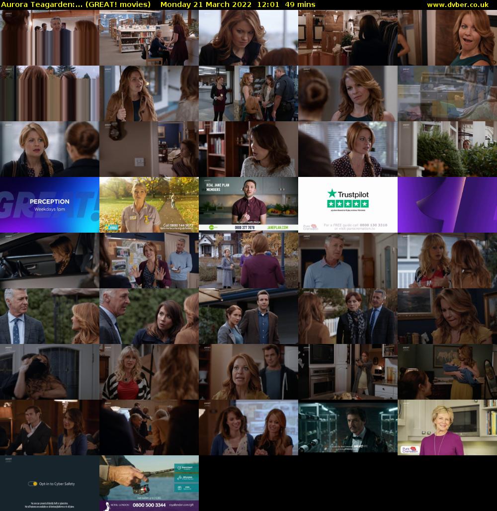 Aurora Teagarden:... (GREAT! movies) Monday 21 March 2022 12:01 - 12:50