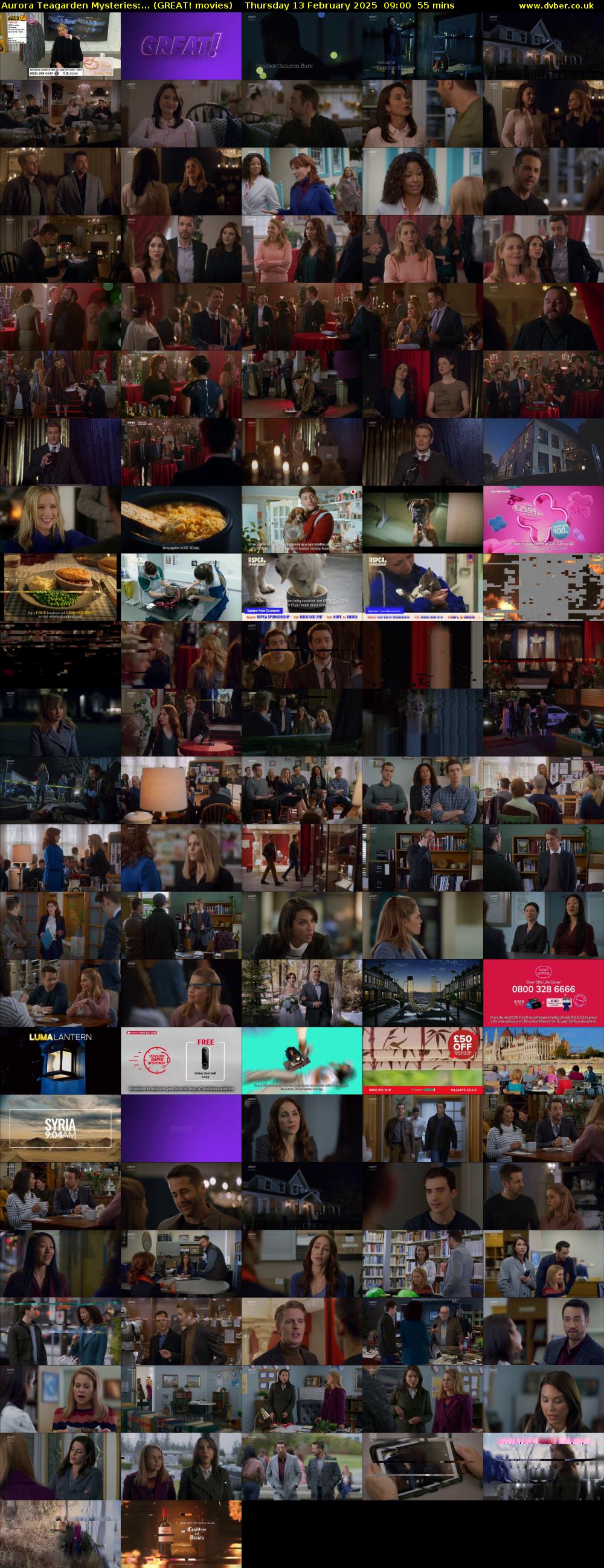 Aurora Teagarden Mysteries:... (GREAT! movies) Thursday 13 February 2025 09:00 - 09:55