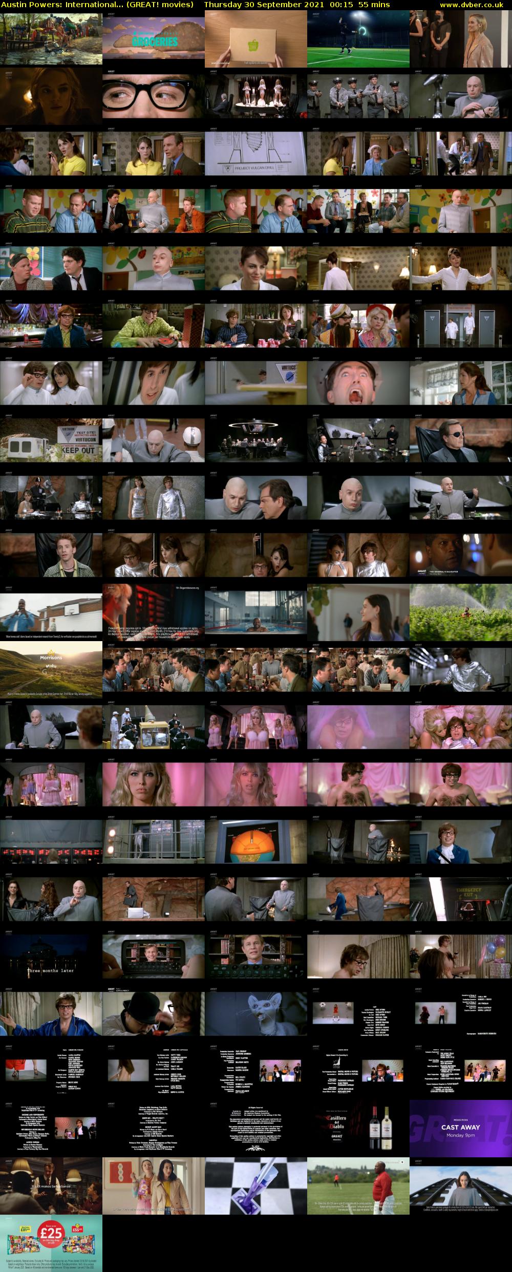 Austin Powers: International... (GREAT! movies) Thursday 30 September 2021 00:15 - 01:10