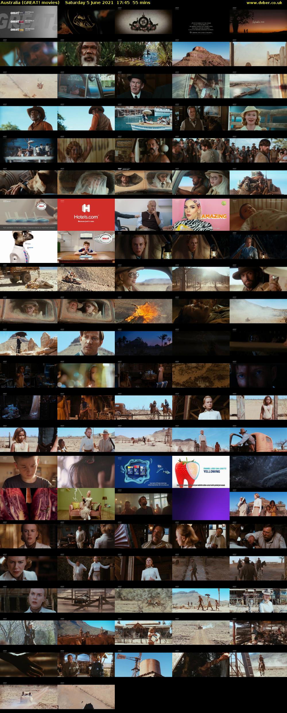 Australia (GREAT! movies) Saturday 5 June 2021 17:45 - 18:40