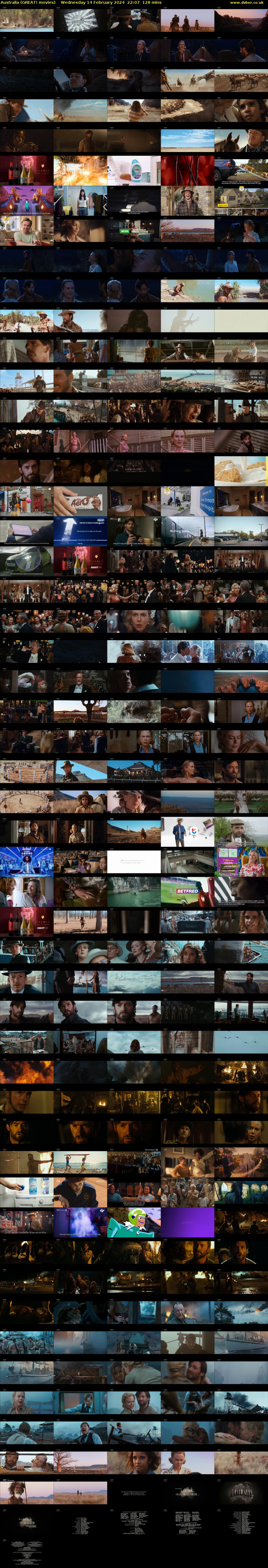 Australia (GREAT! movies) Wednesday 14 February 2024 22:07 - 00:15