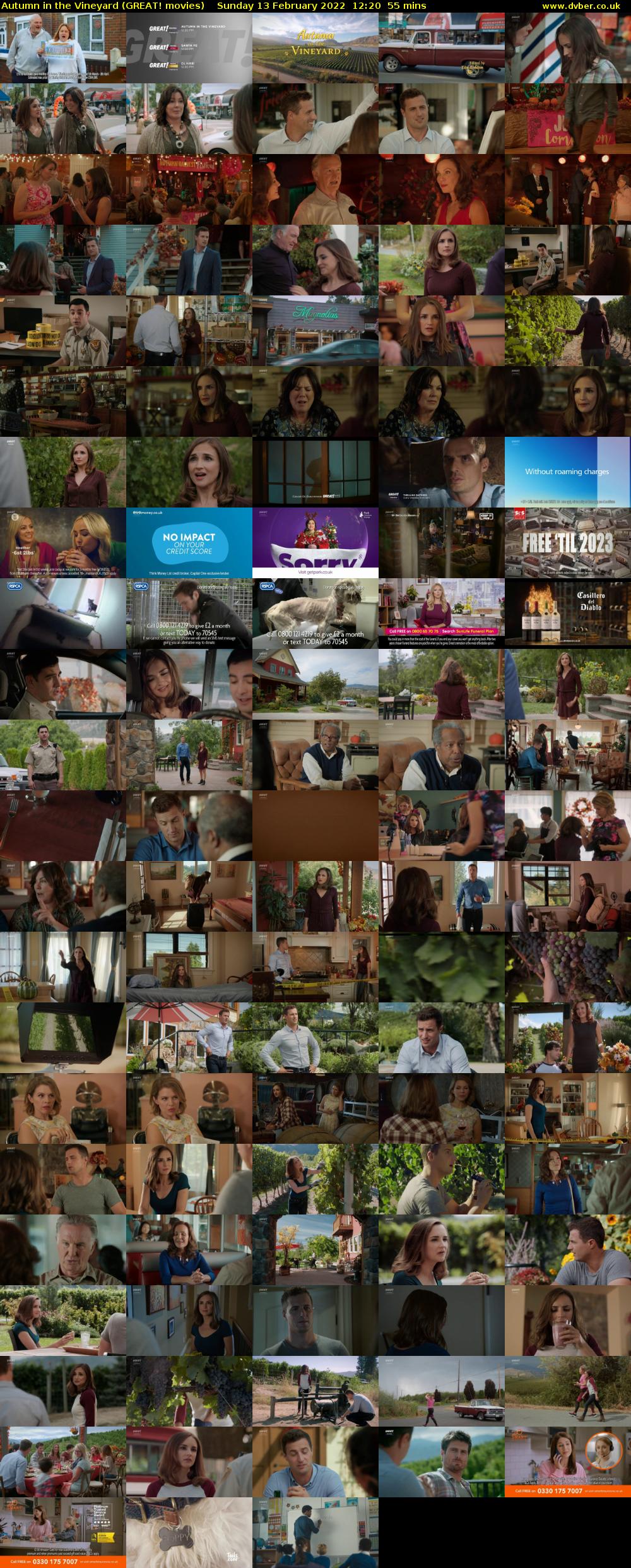Autumn in the Vineyard (GREAT! movies) Sunday 13 February 2022 12:20 - 13:15
