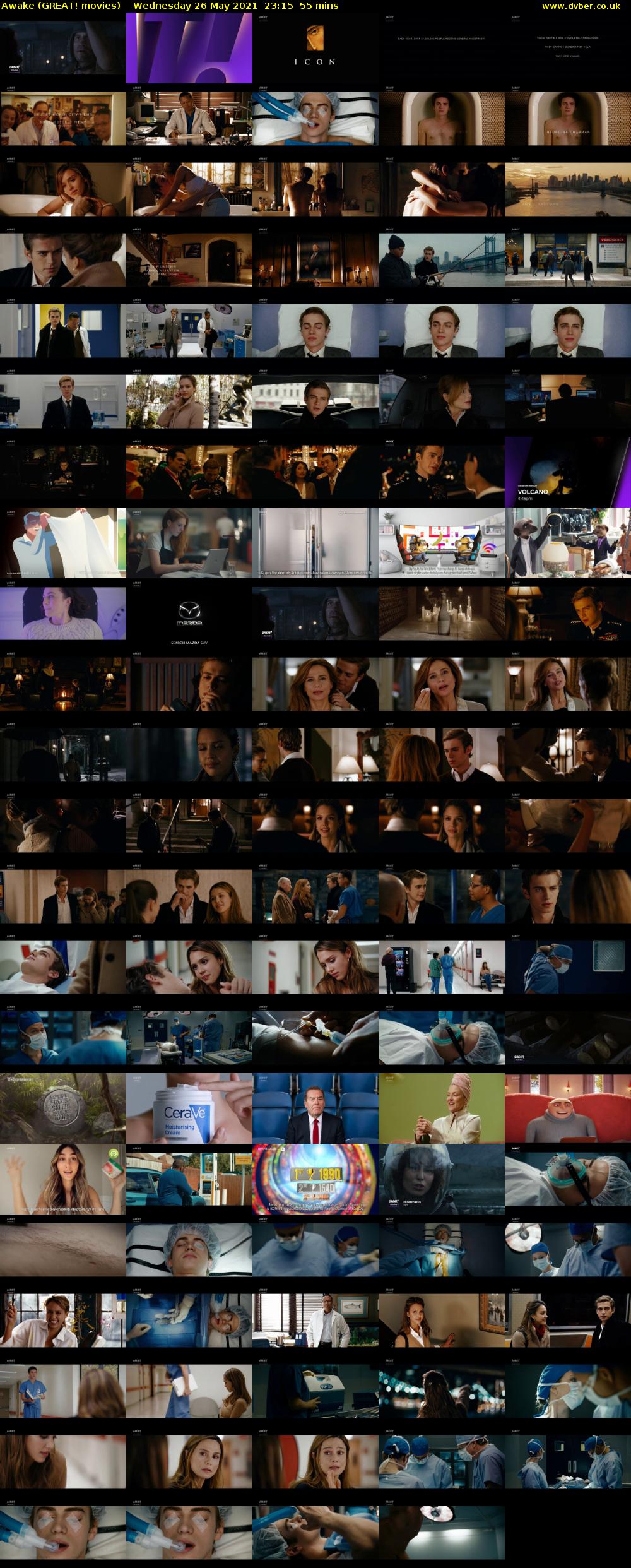Awake (GREAT! movies) Wednesday 26 May 2021 23:15 - 00:10