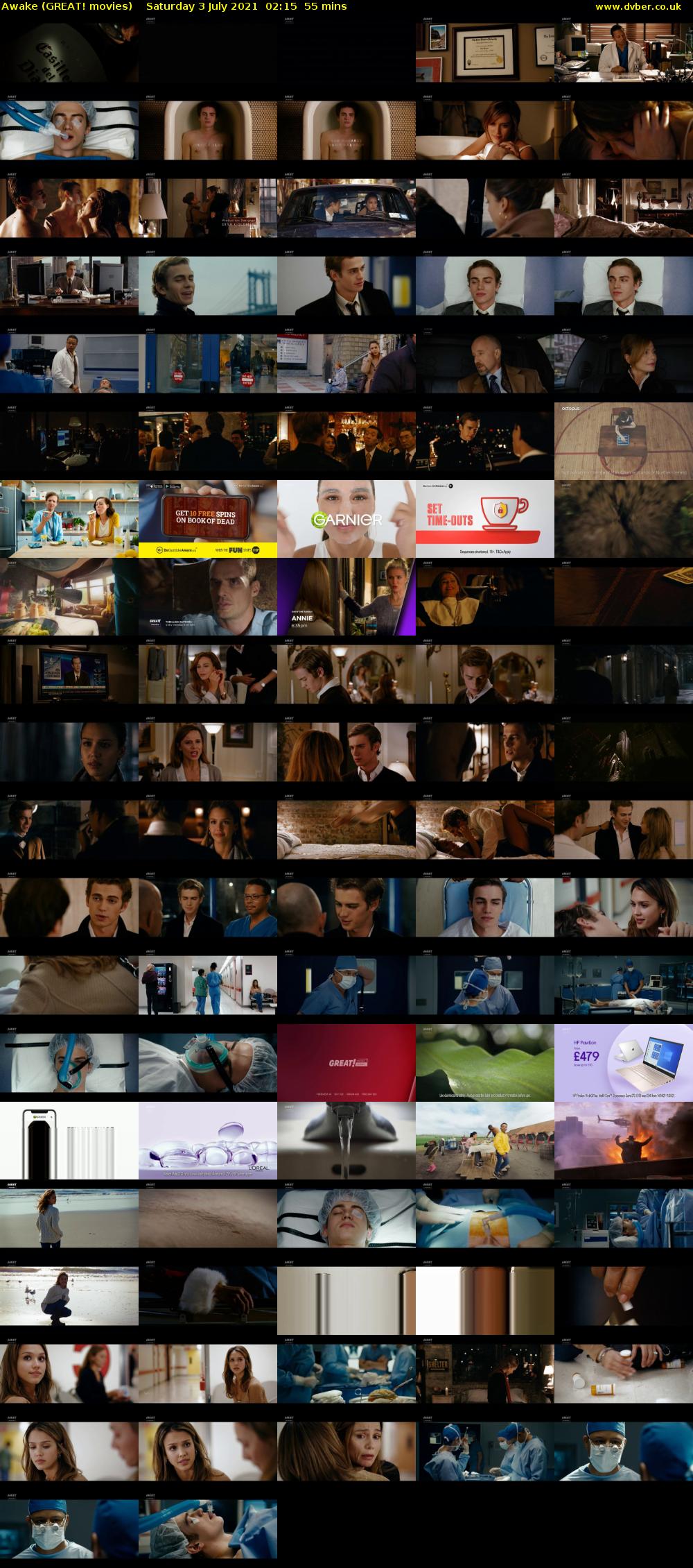 Awake (GREAT! movies) Saturday 3 July 2021 02:15 - 03:10