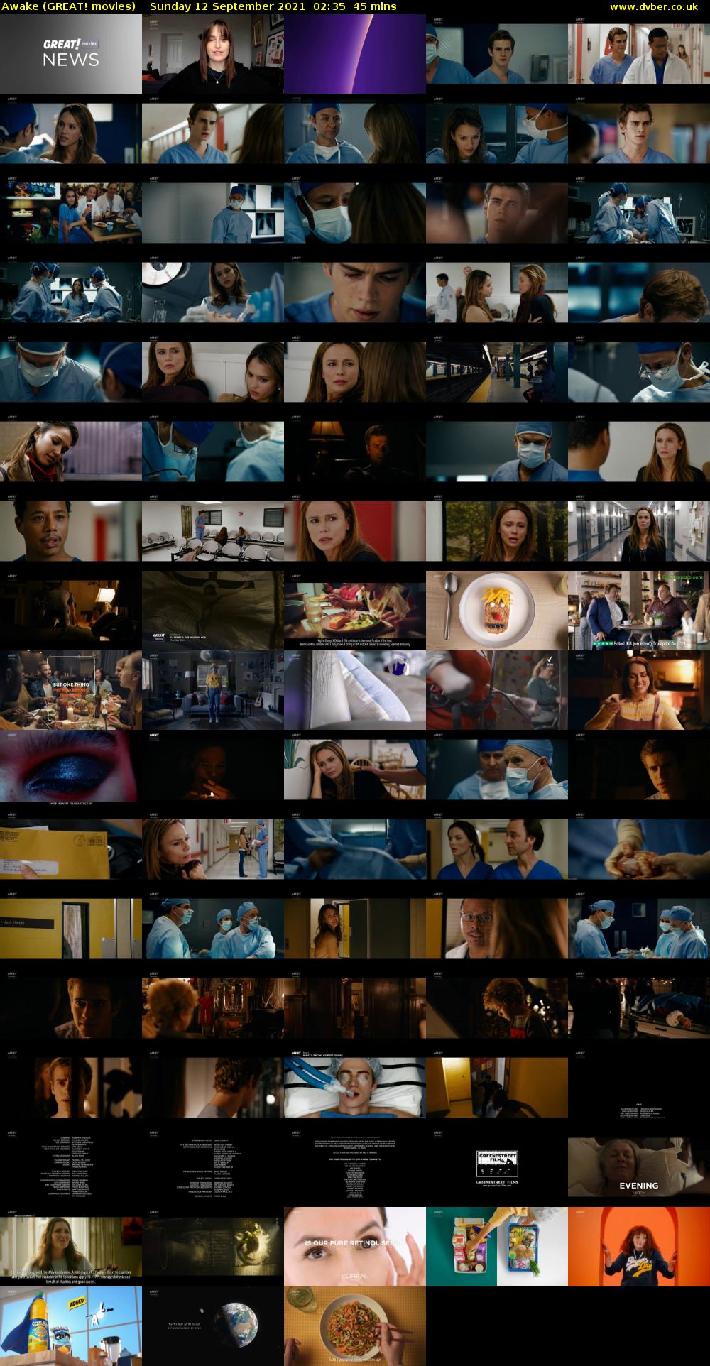Awake (GREAT! movies) Sunday 12 September 2021 02:35 - 03:20