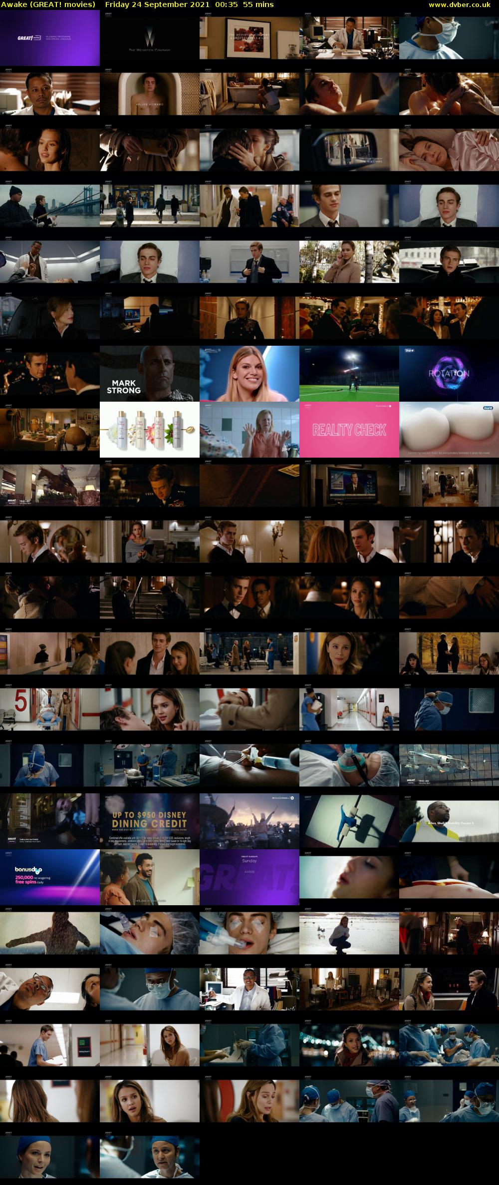 Awake (GREAT! movies) Friday 24 September 2021 00:35 - 01:30