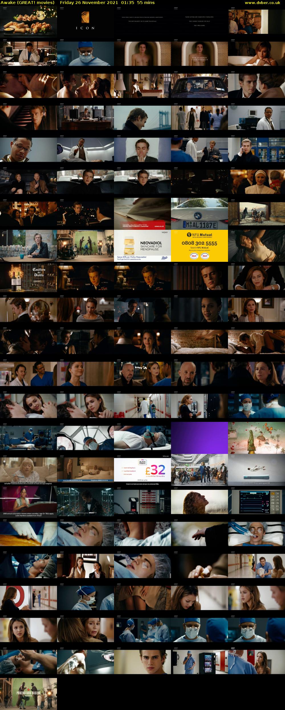 Awake (GREAT! movies) Friday 26 November 2021 01:35 - 02:30