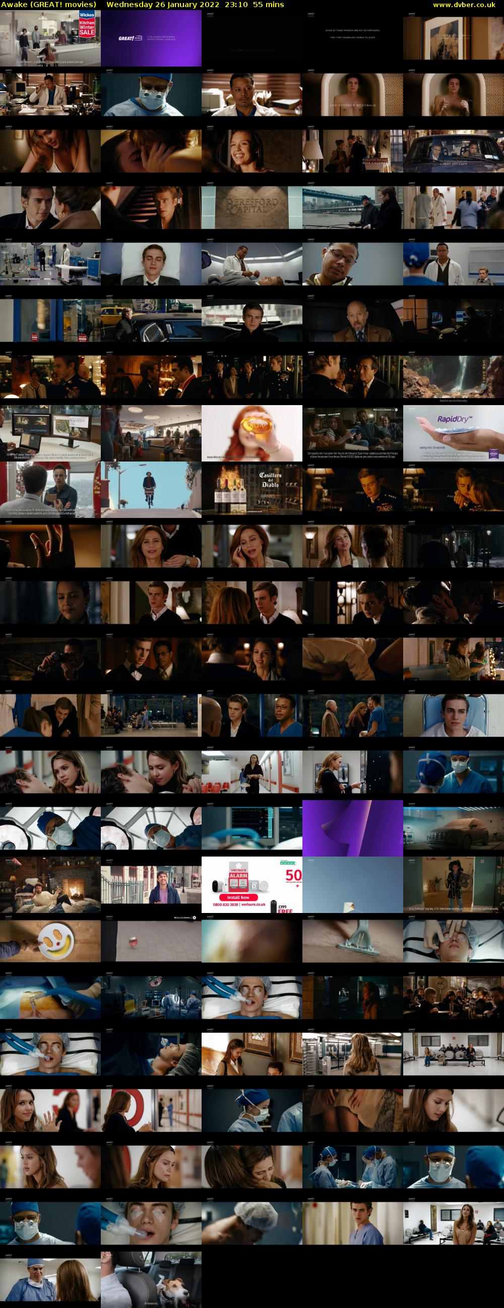 Awake (GREAT! movies) Wednesday 26 January 2022 23:10 - 00:05