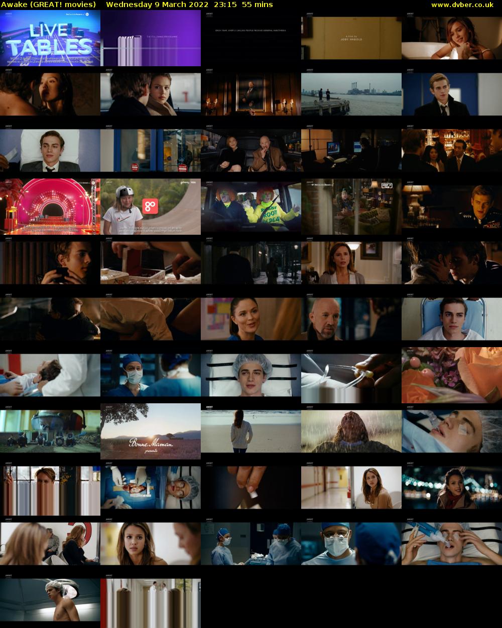 Awake (GREAT! movies) Wednesday 9 March 2022 23:15 - 00:10