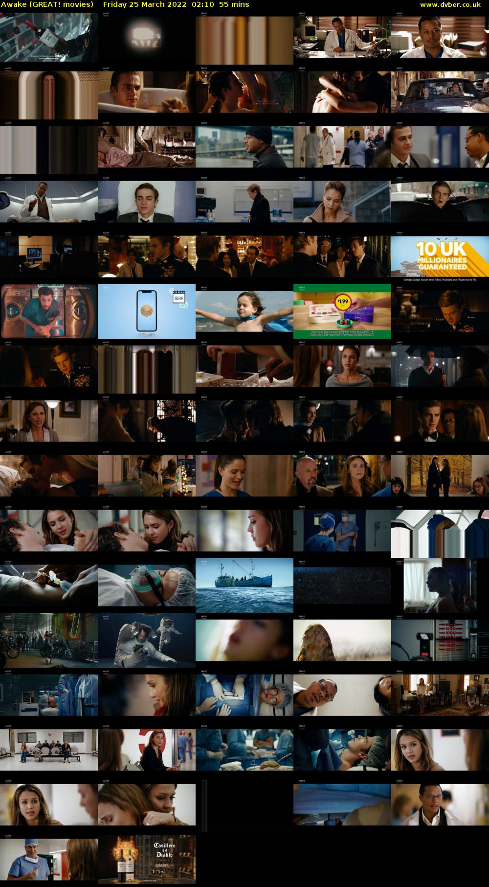 Awake (GREAT! movies) Friday 25 March 2022 02:10 - 03:05