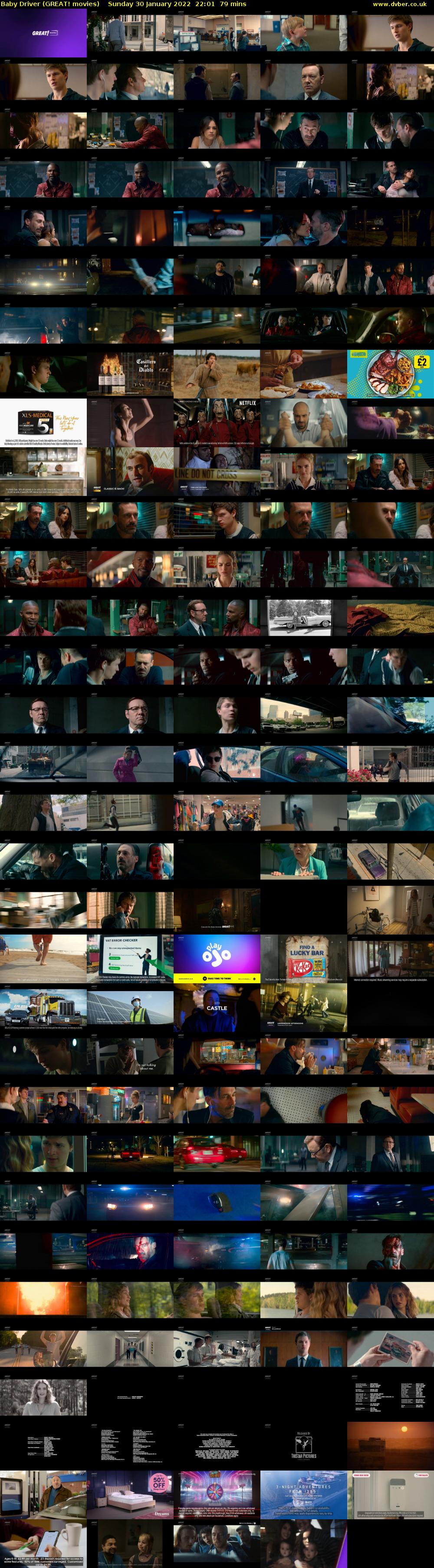 Baby Driver (GREAT! movies) Sunday 30 January 2022 22:01 - 23:20