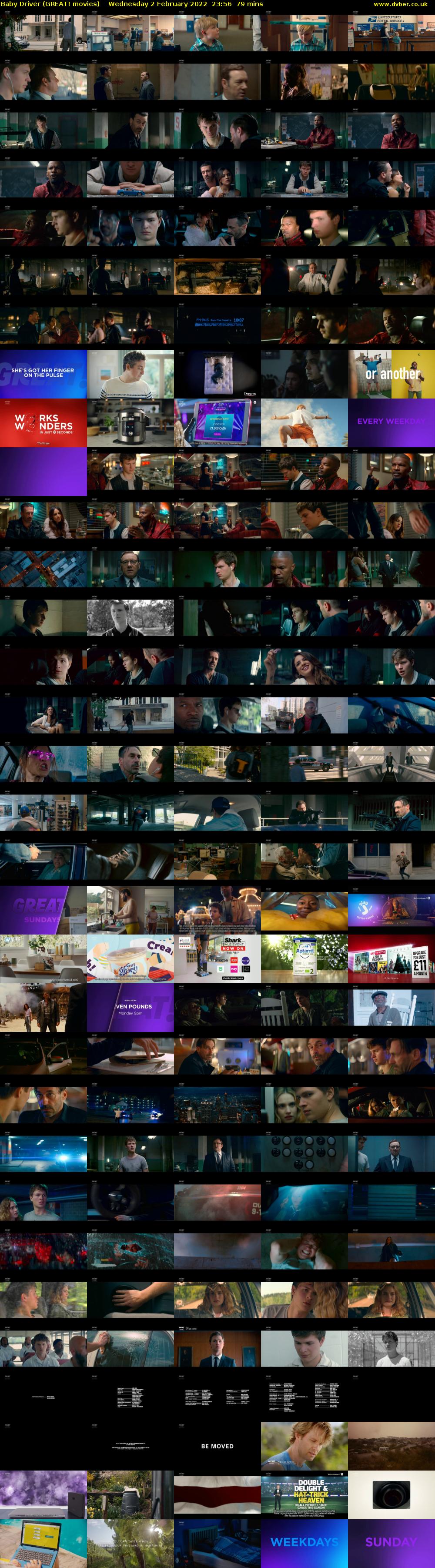 Baby Driver (GREAT! movies) Wednesday 2 February 2022 23:56 - 01:15