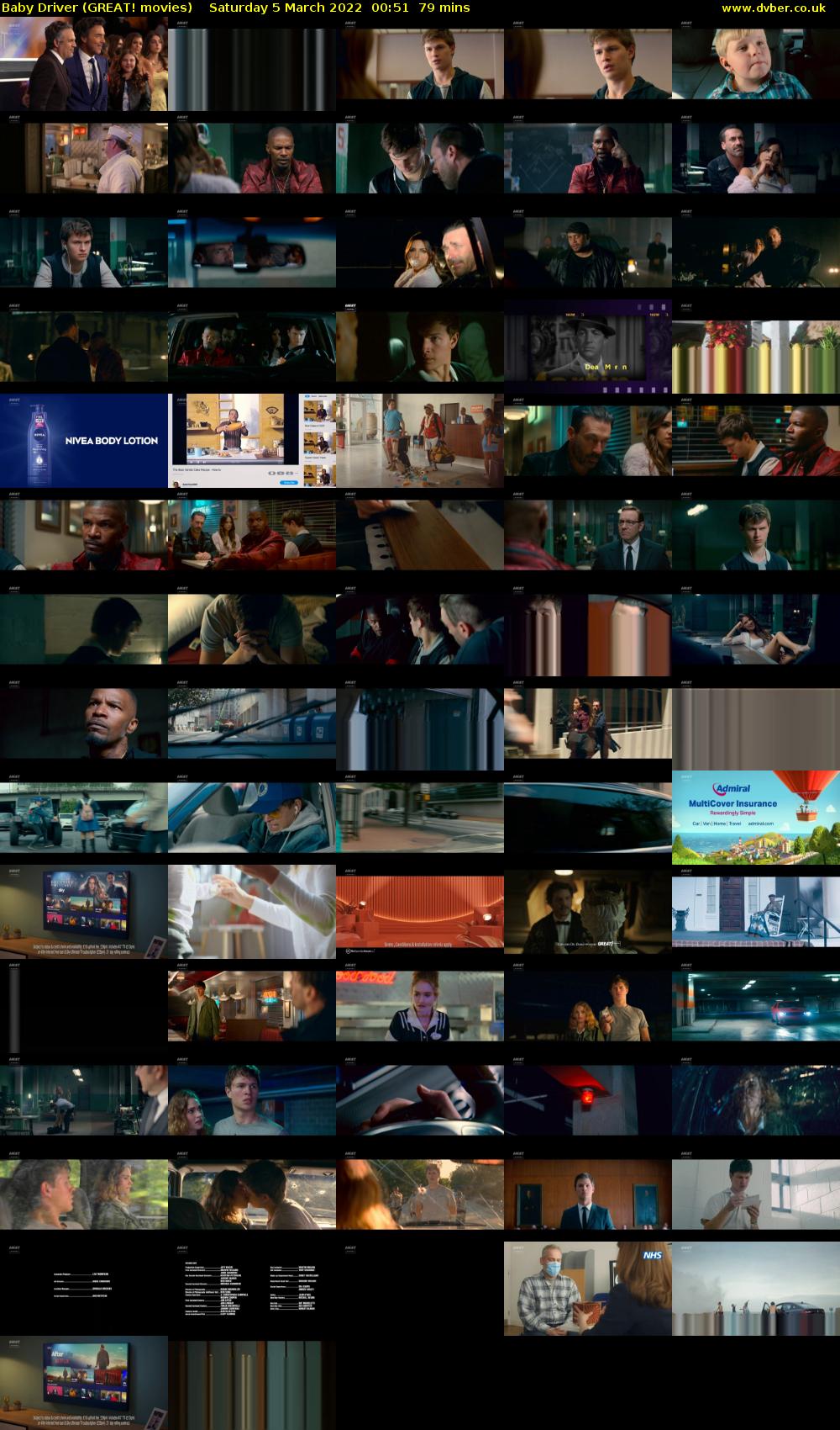 Baby Driver (GREAT! movies) Saturday 5 March 2022 00:51 - 02:10