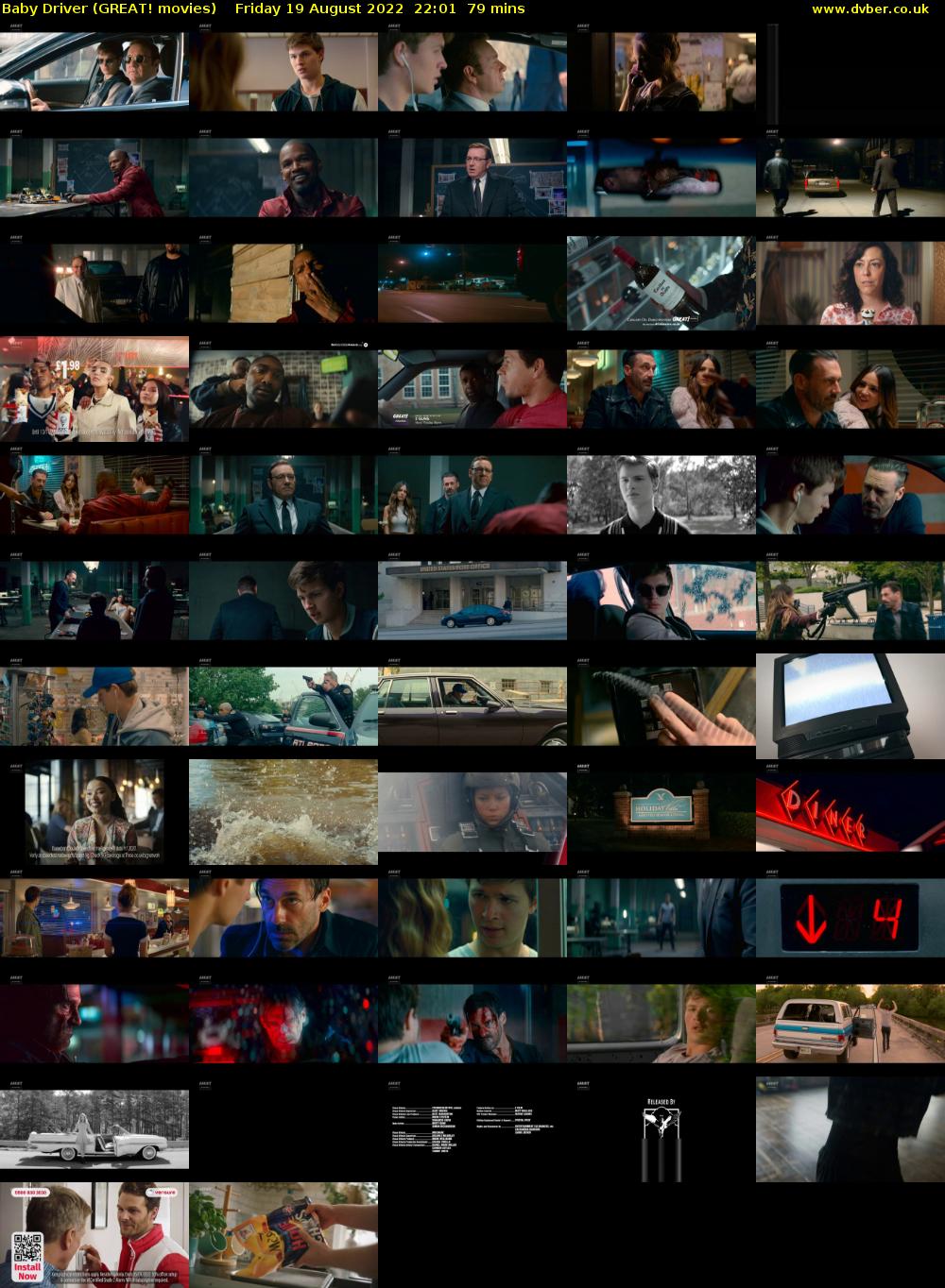 Baby Driver (GREAT! movies) Friday 19 August 2022 22:01 - 23:20