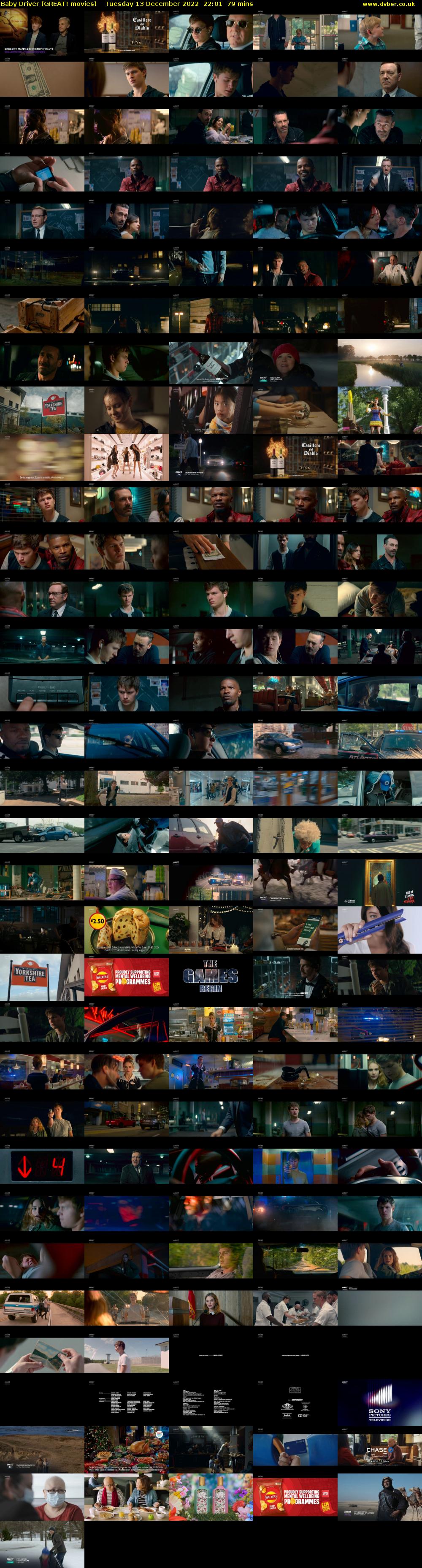 Baby Driver (GREAT! movies) Tuesday 13 December 2022 22:01 - 23:20