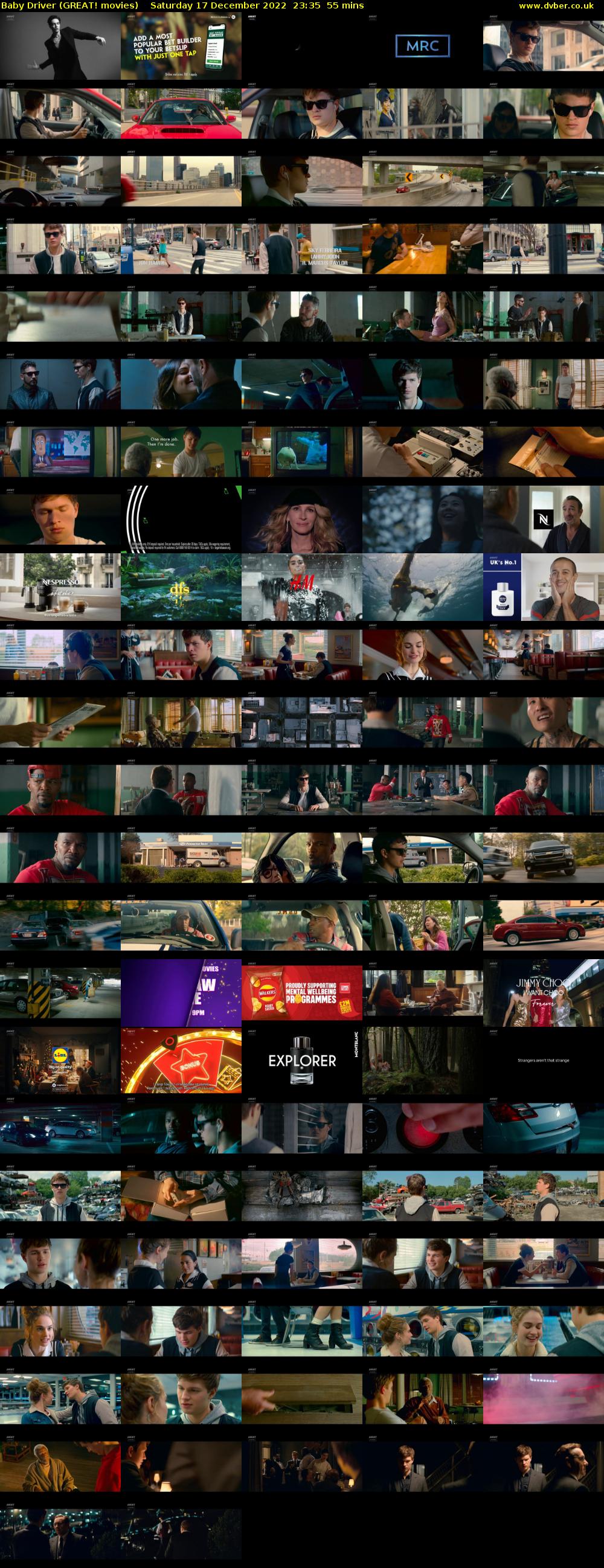 Baby Driver (GREAT! movies) Saturday 17 December 2022 23:35 - 00:30