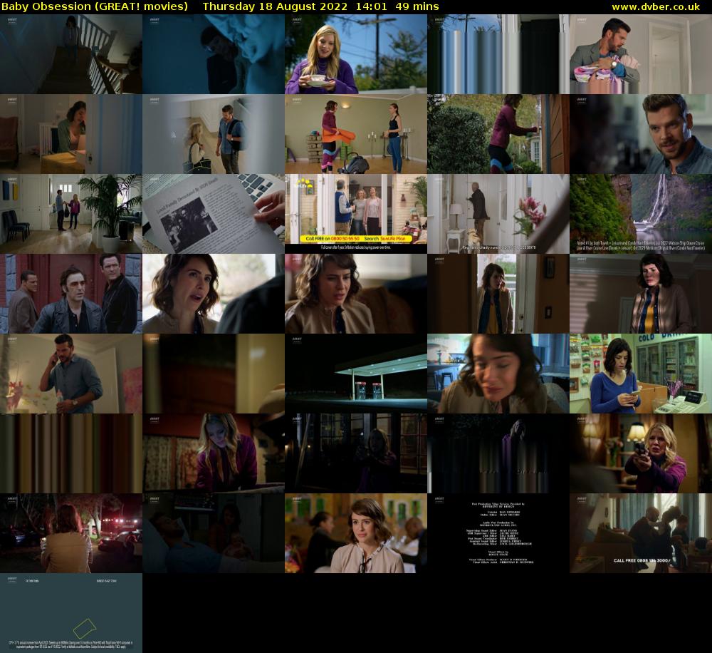 Baby Obsession (GREAT! movies) Thursday 18 August 2022 14:01 - 14:50