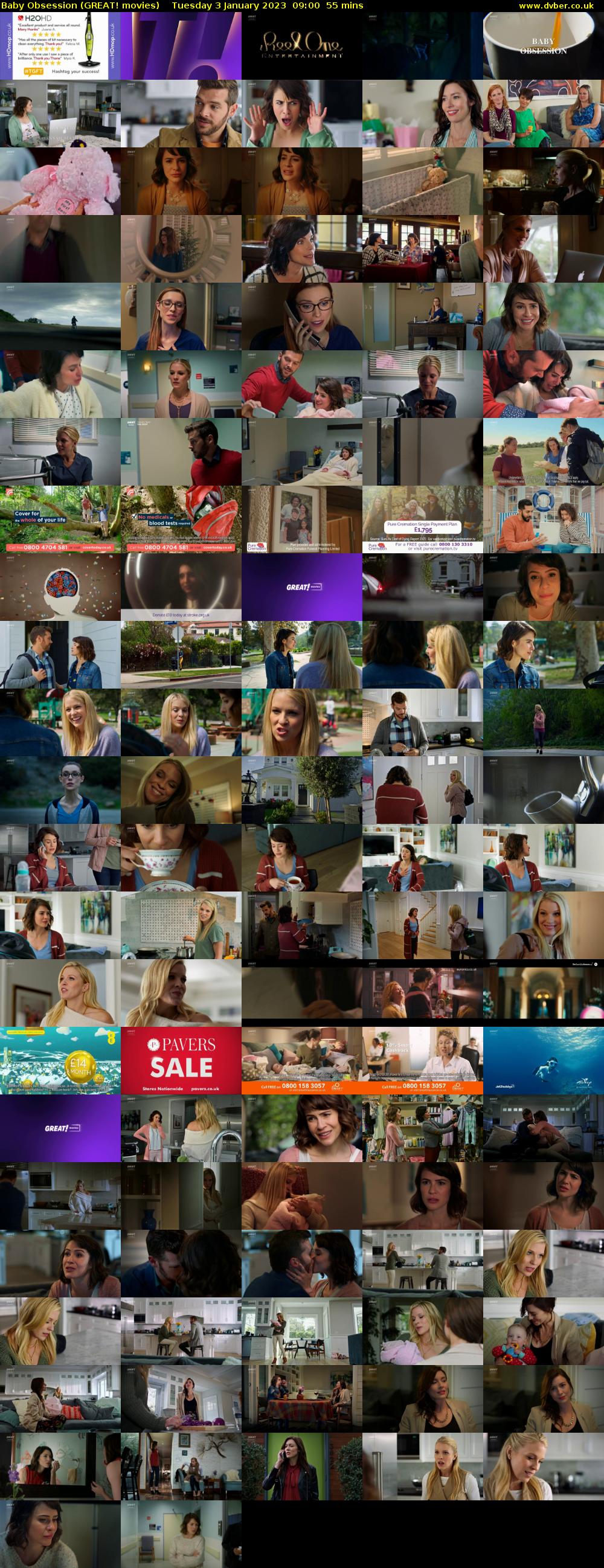 Baby Obsession (GREAT! movies) Tuesday 3 January 2023 09:00 - 09:55