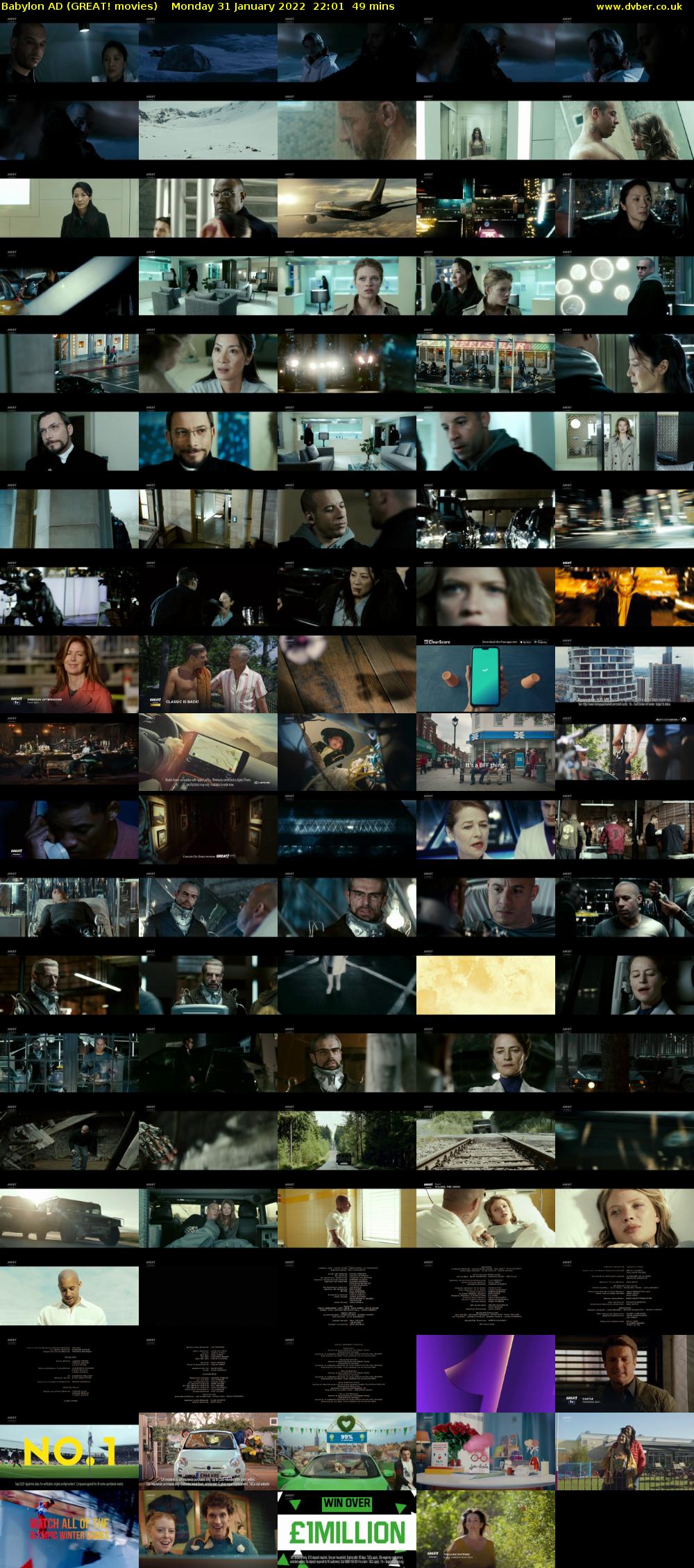 Babylon AD (GREAT! movies) Monday 31 January 2022 22:01 - 22:50