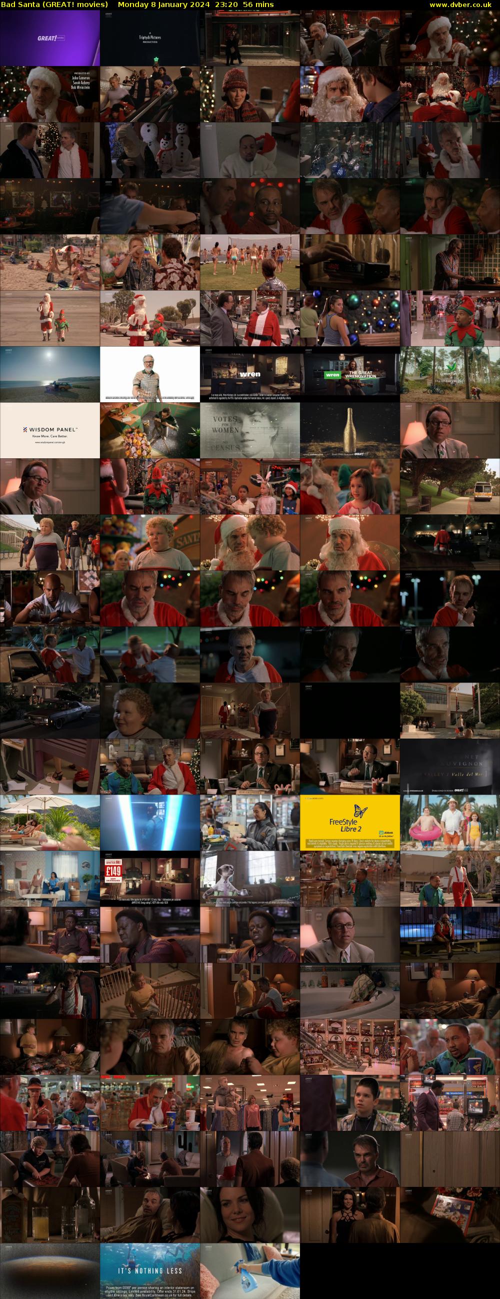 Bad Santa (GREAT! movies) Monday 8 January 2024 23:20 - 00:16