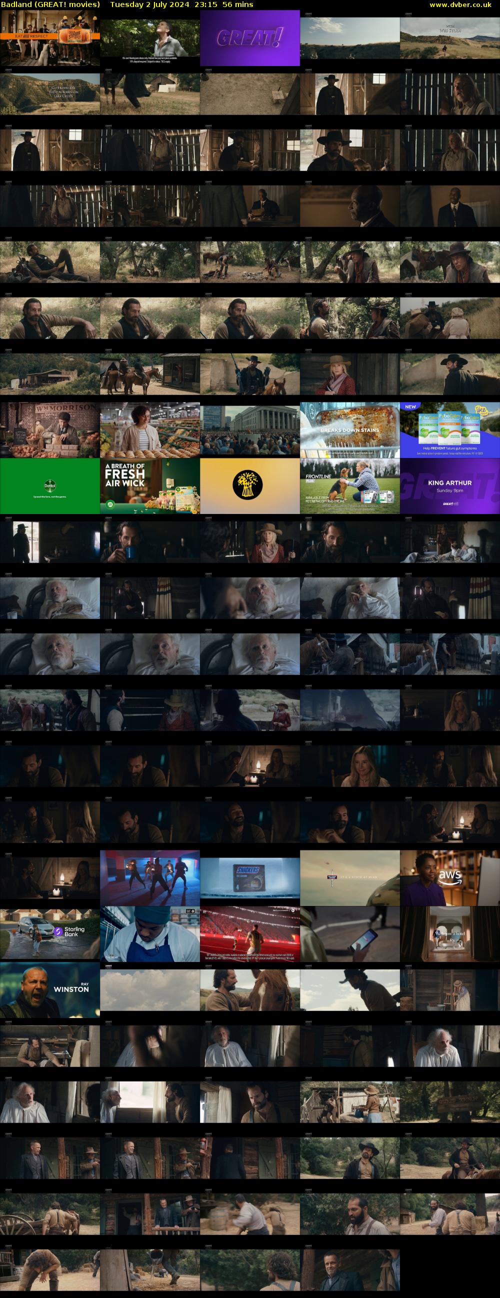 Badland (GREAT! movies) Tuesday 2 July 2024 23:15 - 00:11