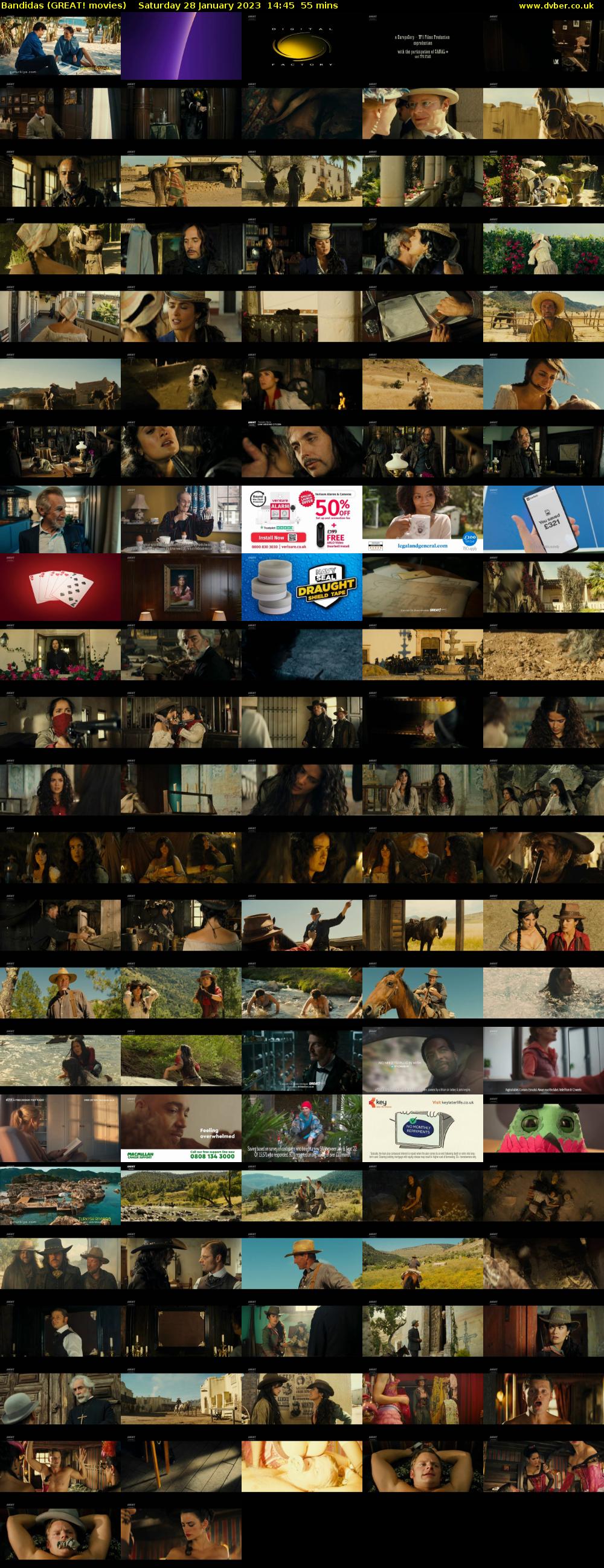 Bandidas (GREAT! movies) Saturday 28 January 2023 14:45 - 15:40
