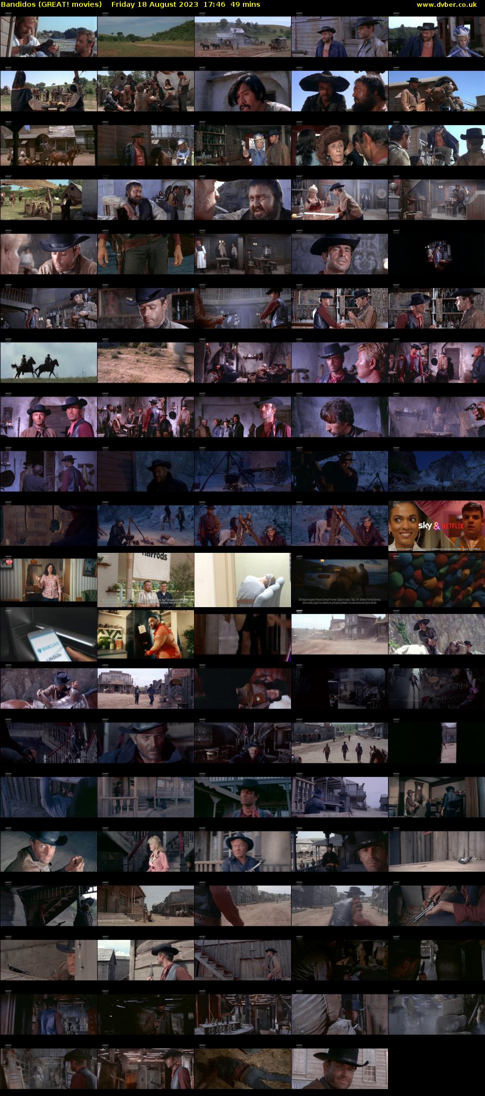 Bandidos (GREAT! movies) Friday 18 August 2023 17:46 - 18:35