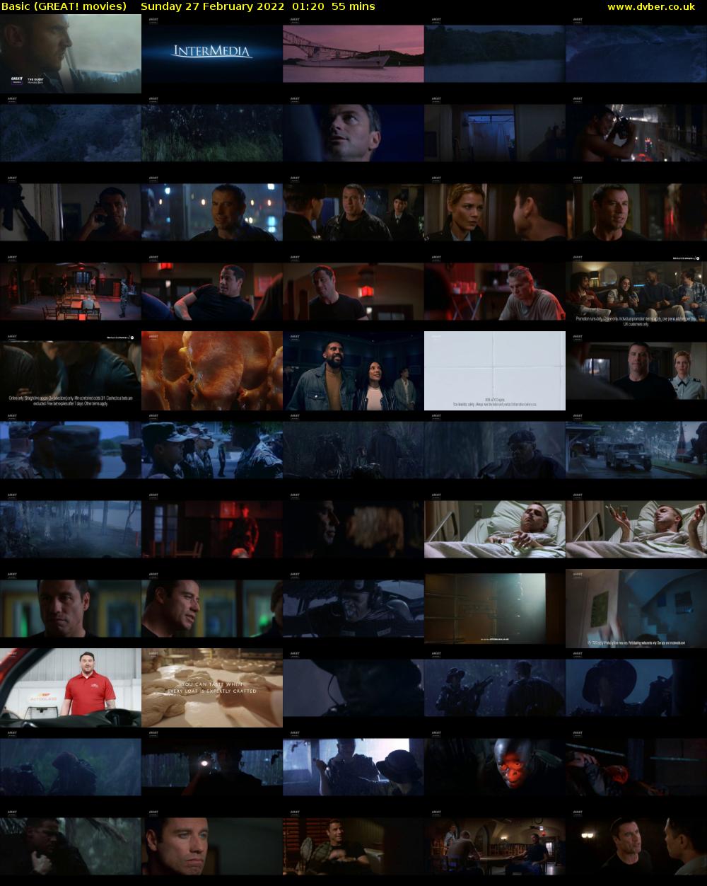 Basic (GREAT! movies) Sunday 27 February 2022 01:20 - 02:15