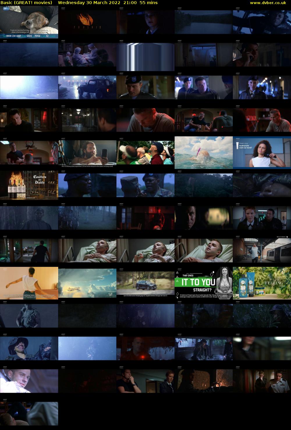Basic (GREAT! movies) Wednesday 30 March 2022 21:00 - 21:55