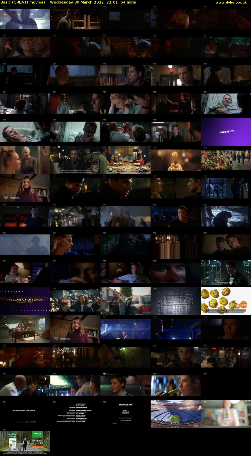Basic (GREAT! movies) Wednesday 30 March 2022 22:01 - 23:05