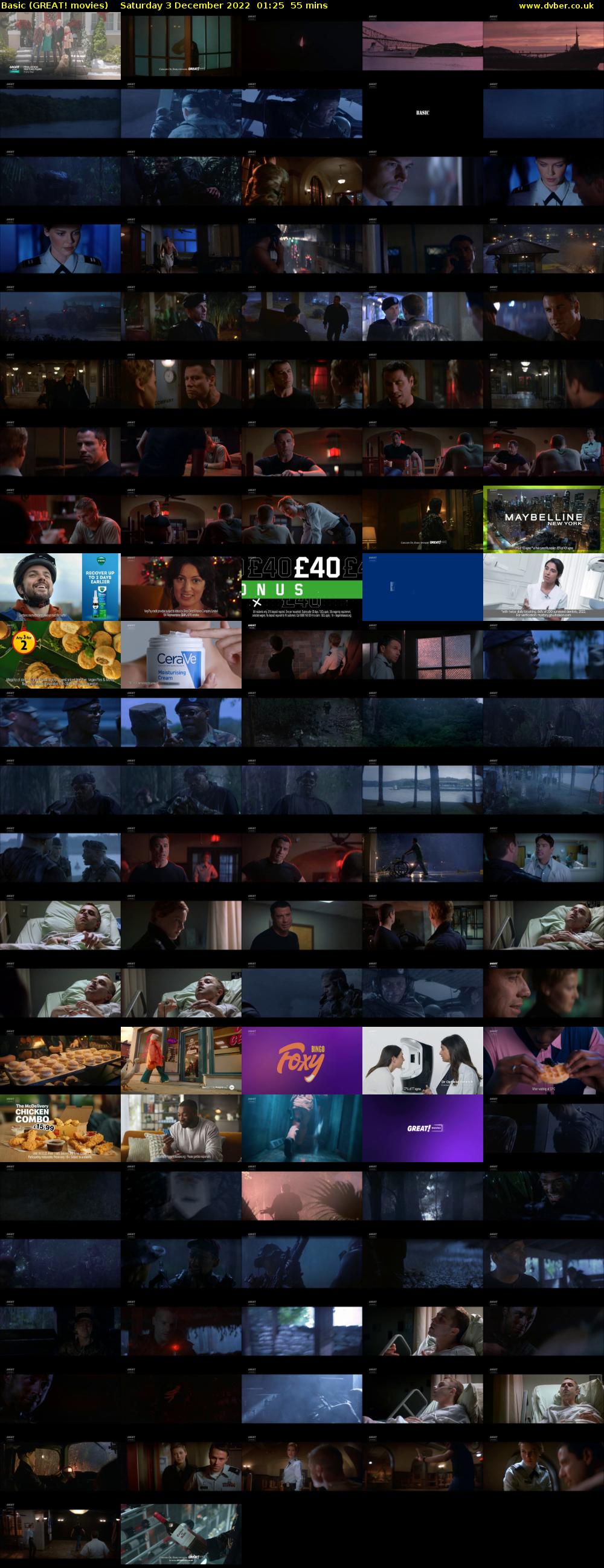 Basic (GREAT! movies) Saturday 3 December 2022 01:25 - 02:20