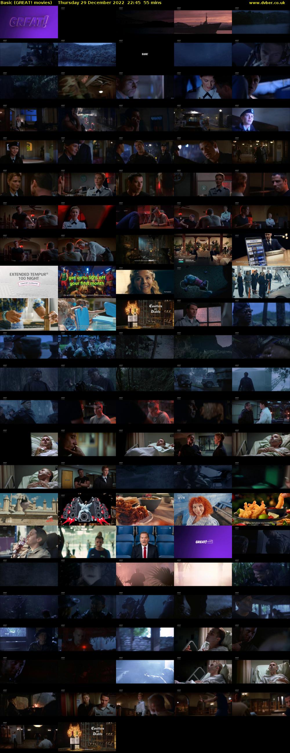 Basic (GREAT! movies) Thursday 29 December 2022 22:45 - 23:40