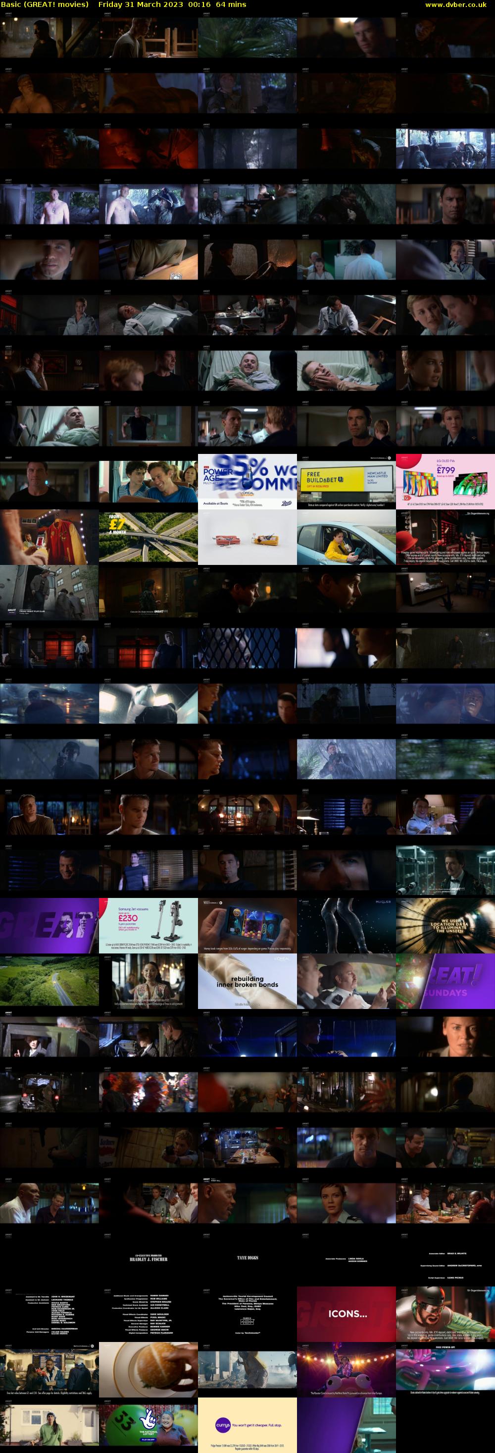 Basic (GREAT! movies) Friday 31 March 2023 00:16 - 01:20