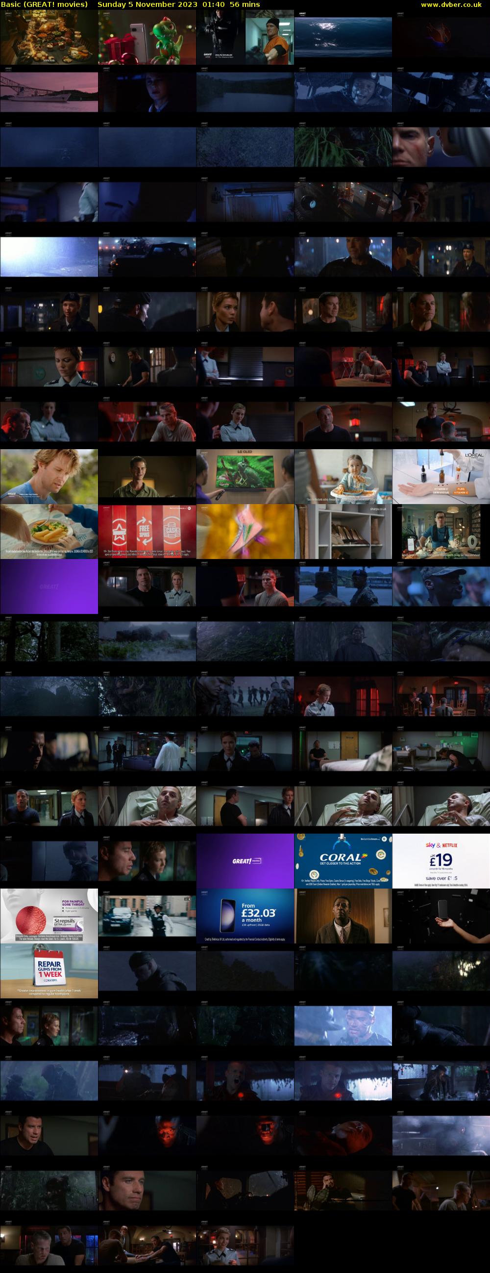 Basic (GREAT! movies) Sunday 5 November 2023 01:40 - 02:36