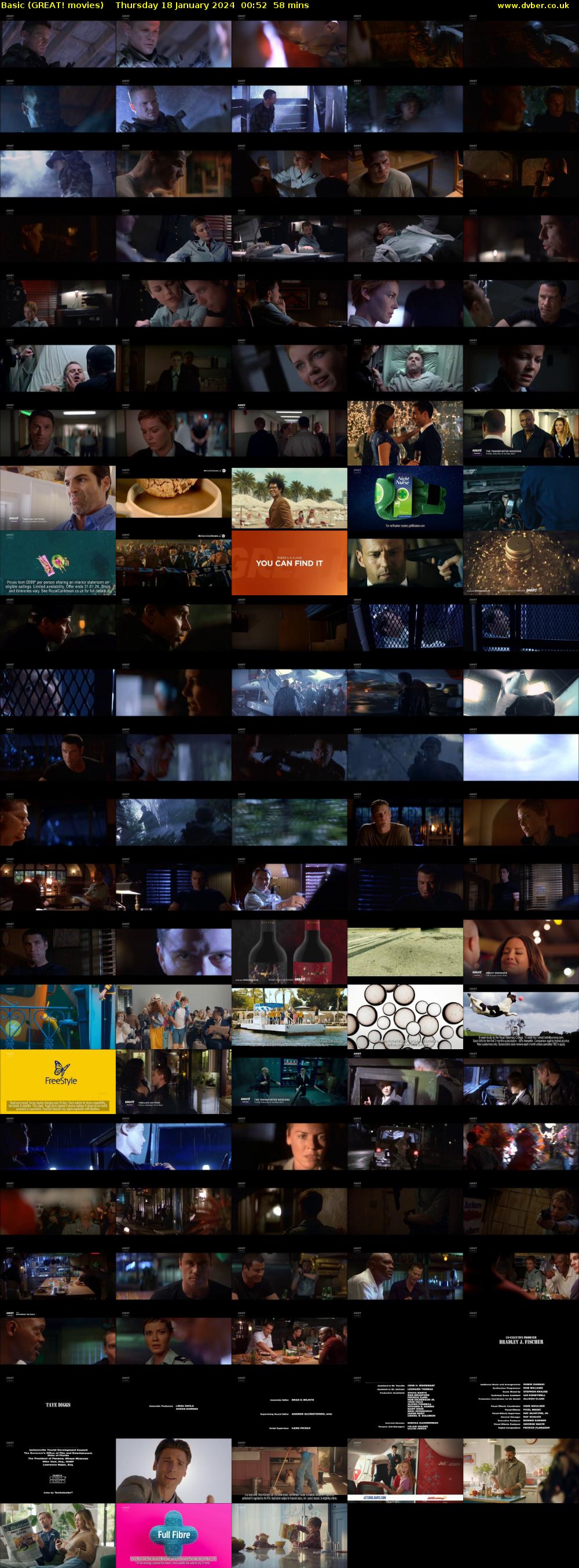 Basic (GREAT! movies) Thursday 18 January 2024 00:52 - 01:50