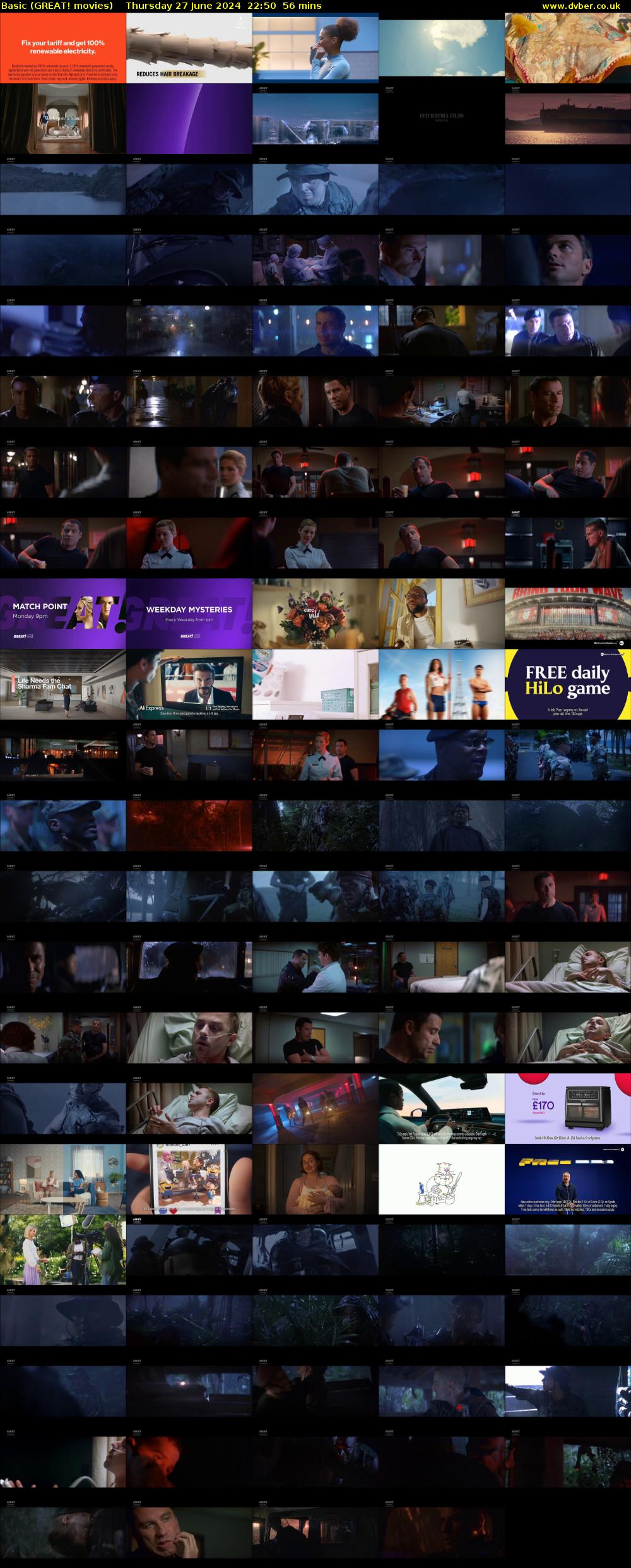 Basic (GREAT! movies) Thursday 27 June 2024 22:50 - 23:46