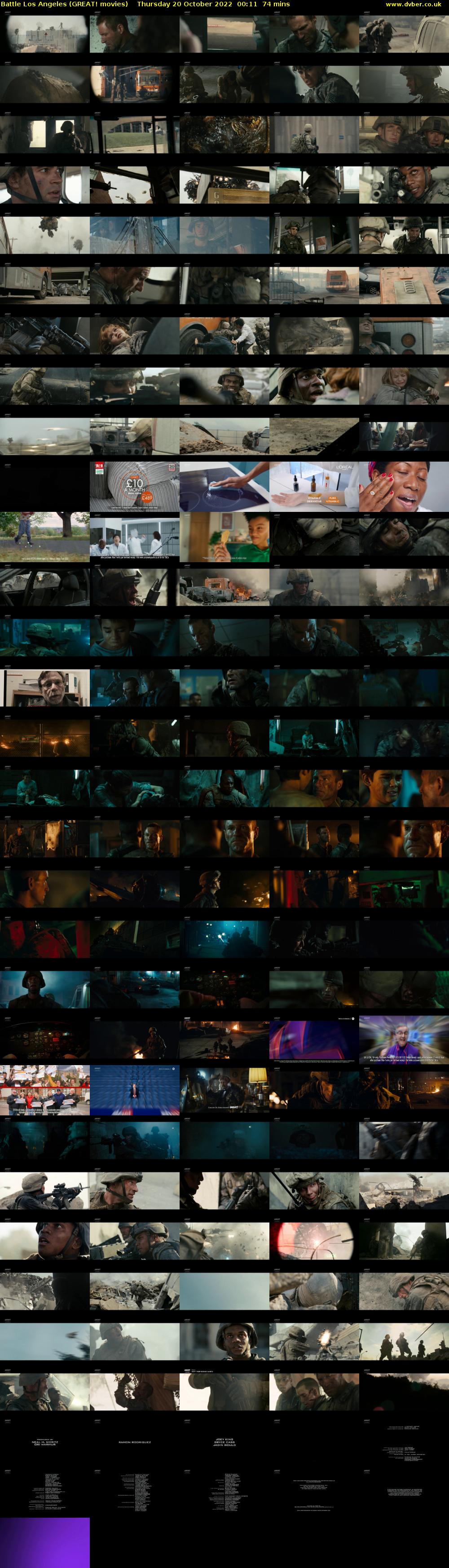 Battle Los Angeles (GREAT! movies) Thursday 20 October 2022 00:11 - 01:25
