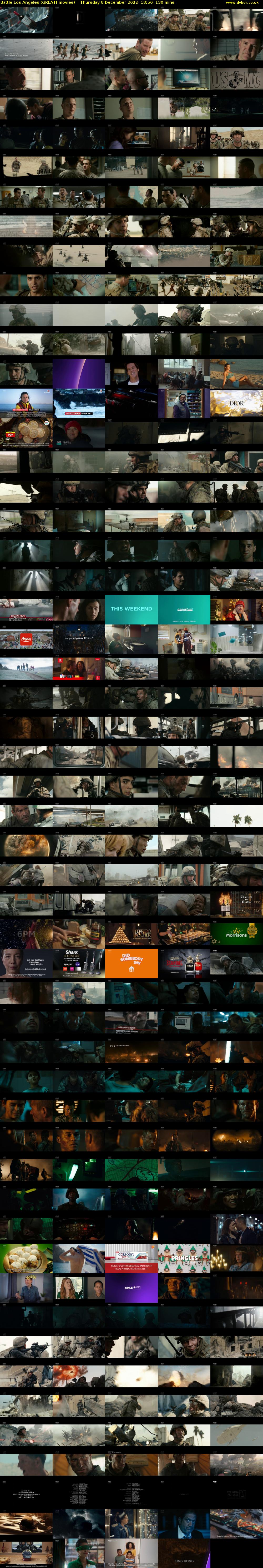 Battle Los Angeles (GREAT! movies) Thursday 8 December 2022 18:50 - 21:00