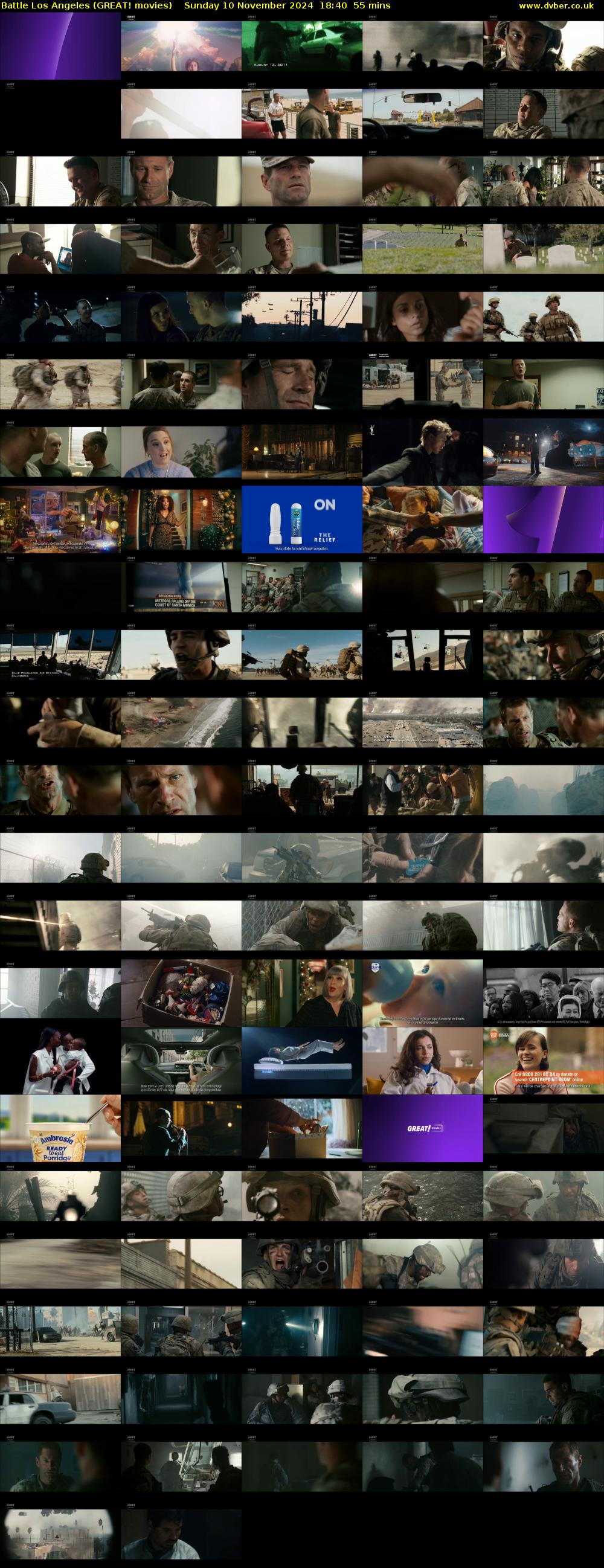 Battle Los Angeles (GREAT! movies) Sunday 10 November 2024 18:40 - 19:35
