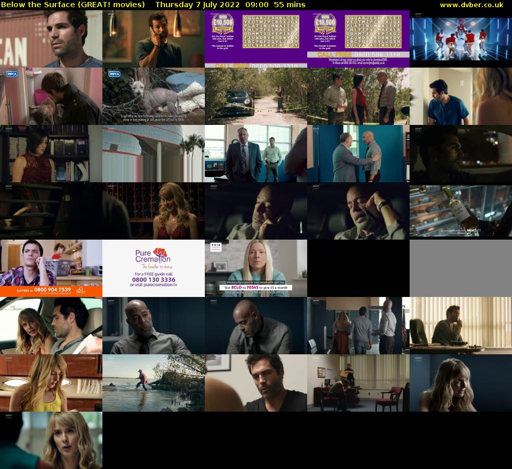 Below the Surface (GREAT! movies) Thursday 7 July 2022 09:00 - 09:55