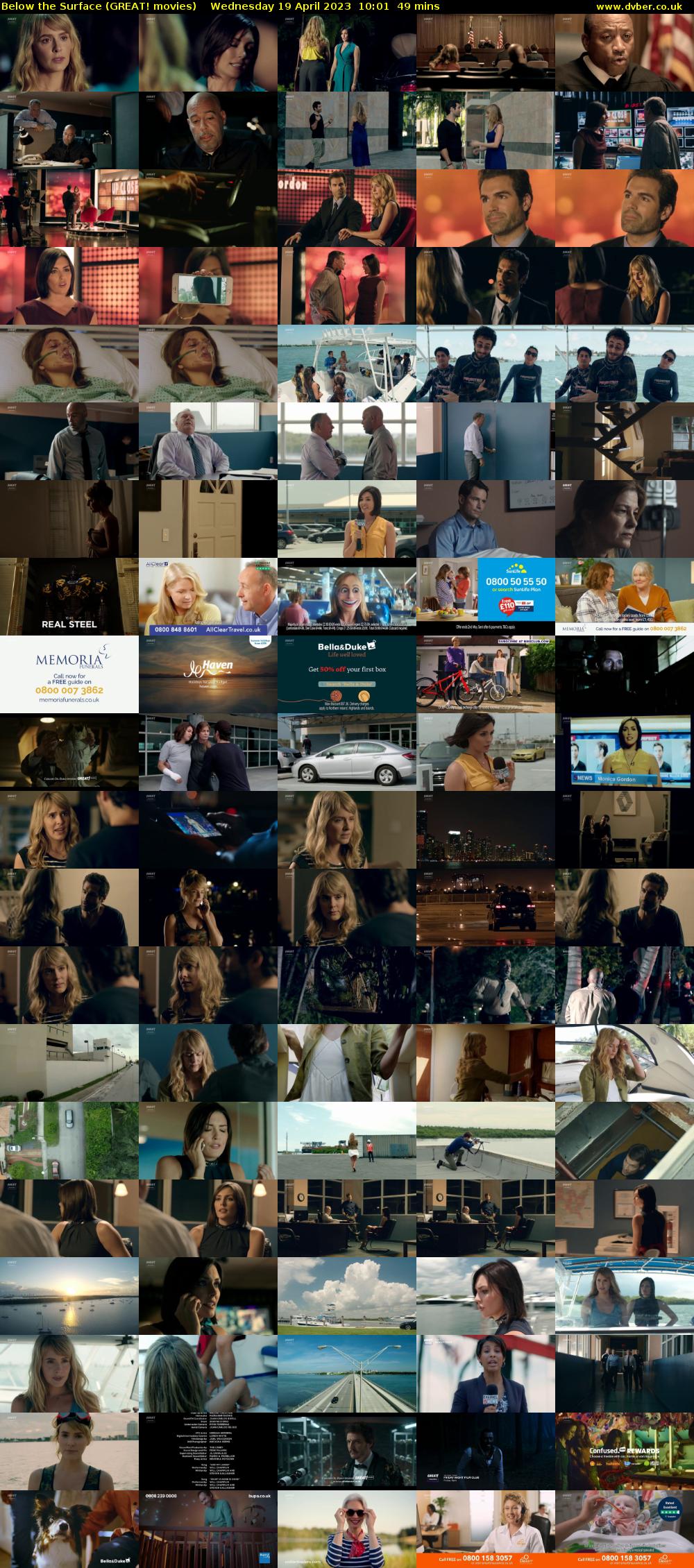 Below the Surface (GREAT! movies) Wednesday 19 April 2023 10:01 - 10:50