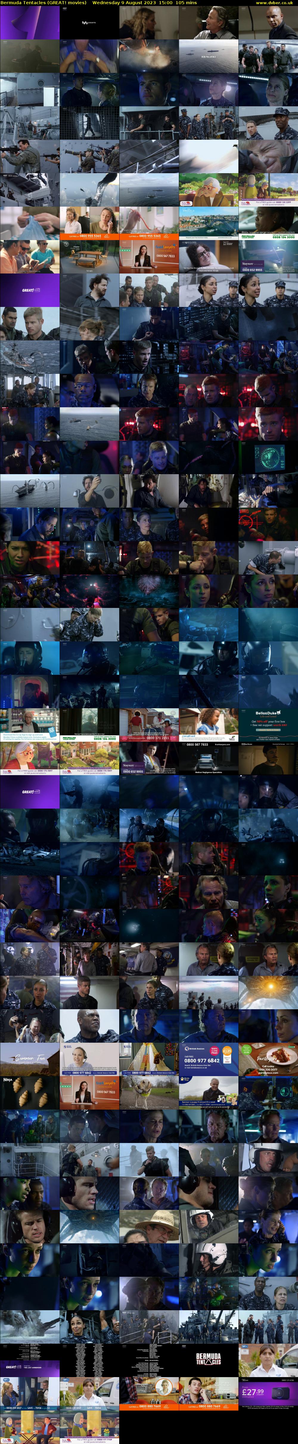 Bermuda Tentacles (GREAT! movies) Wednesday 9 August 2023 15:00 - 16:45
