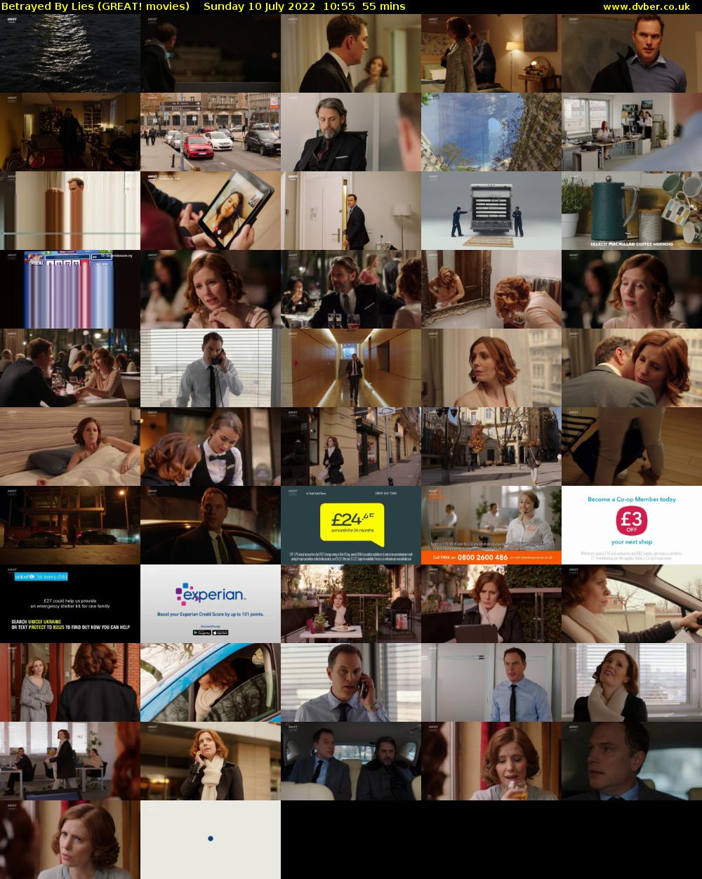 Betrayed By Lies (GREAT! movies) Sunday 10 July 2022 10:55 - 11:50