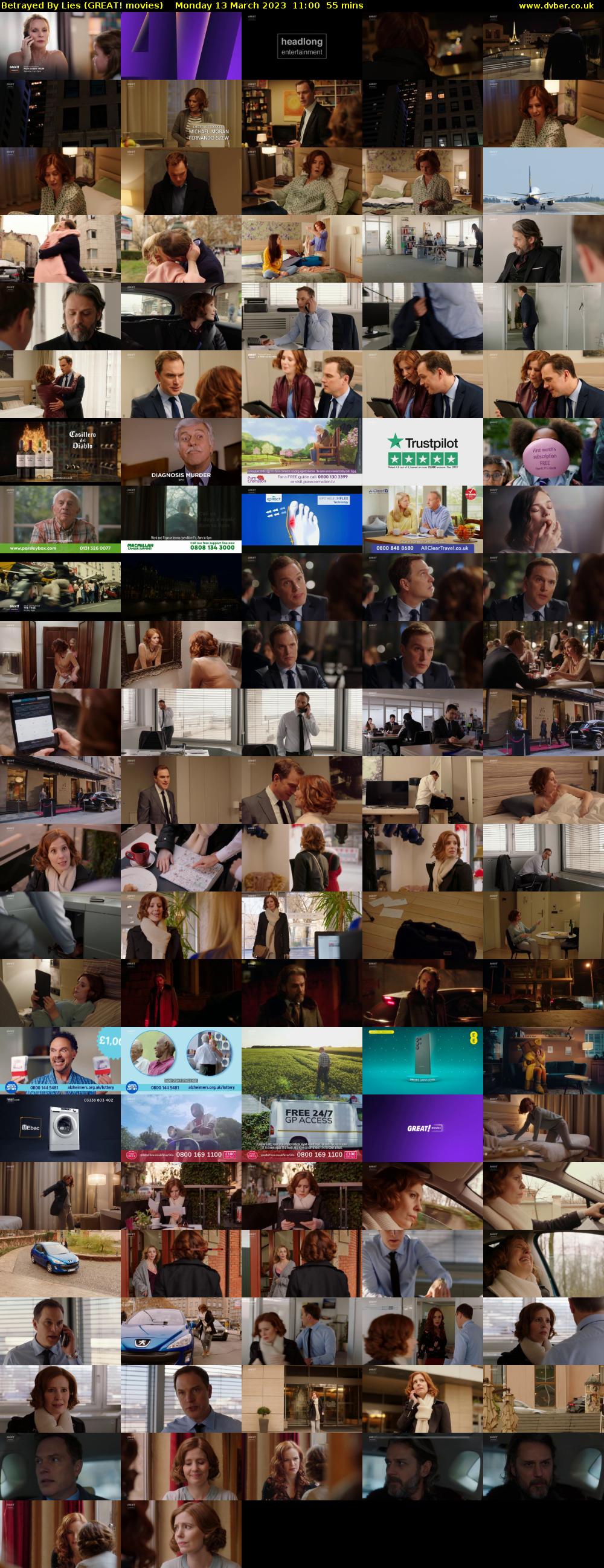 Betrayed By Lies (GREAT! movies) Monday 13 March 2023 11:00 - 11:55