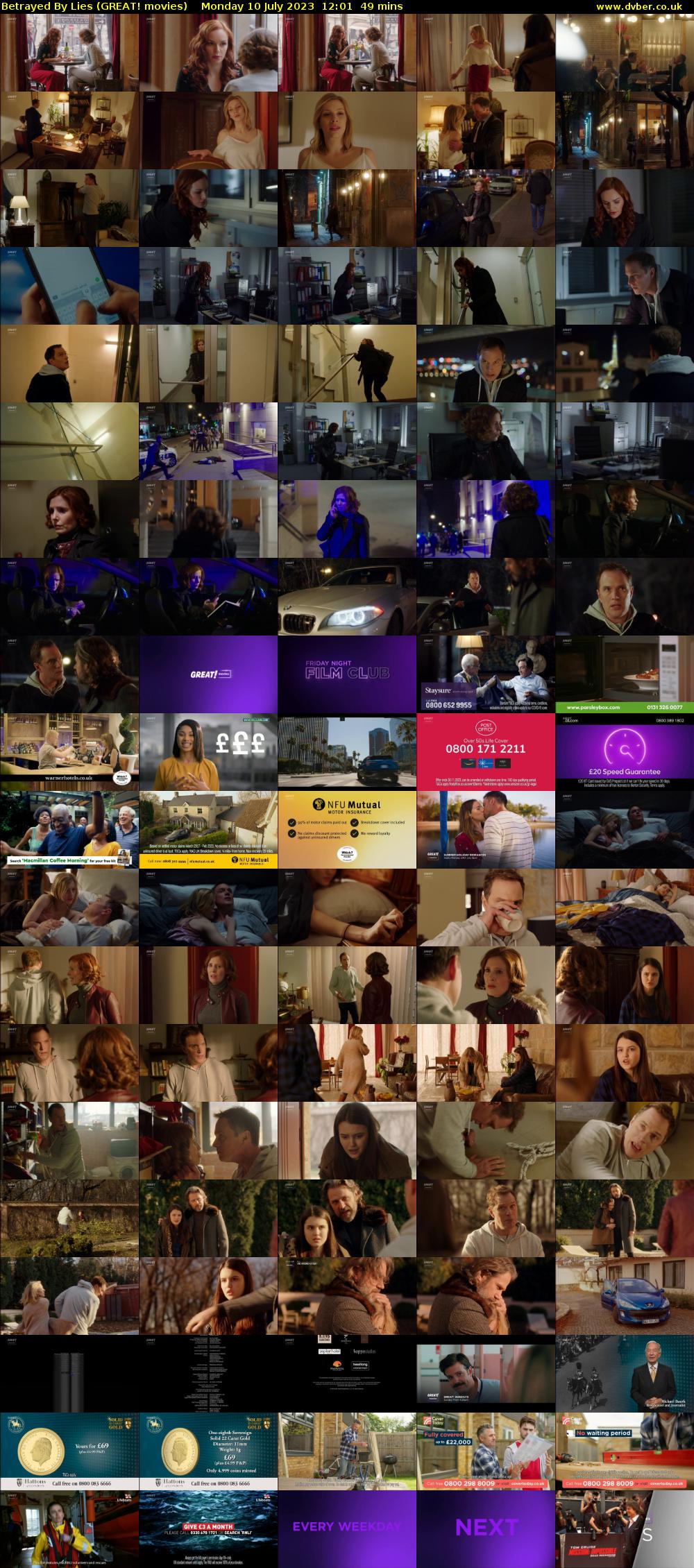 Betrayed By Lies (GREAT! movies) Monday 10 July 2023 12:01 - 12:50