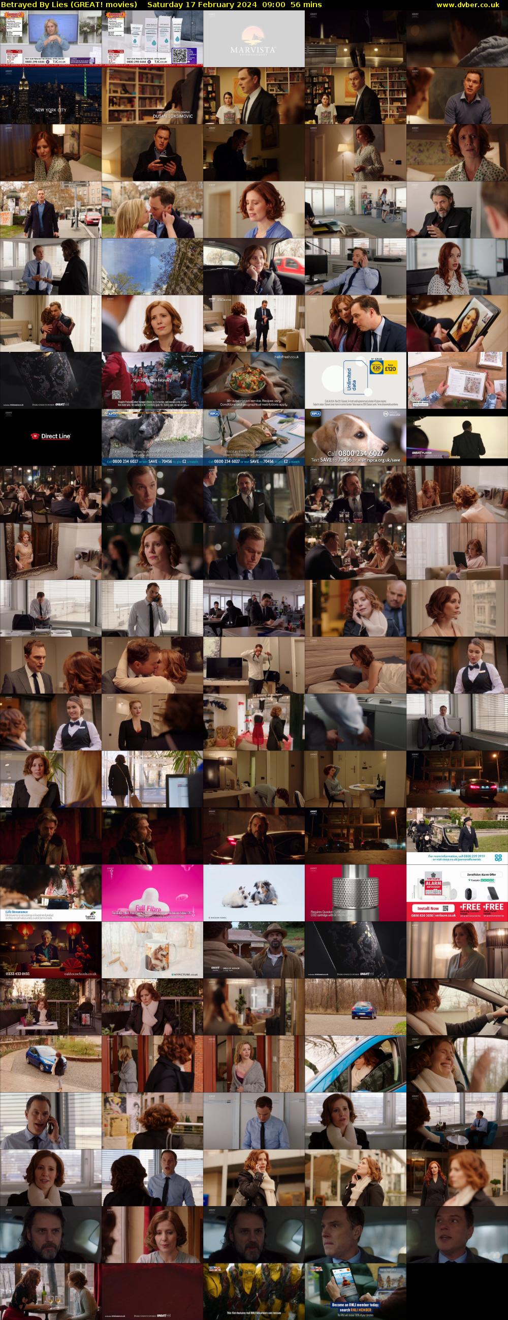 Betrayed By Lies (GREAT! movies) Saturday 17 February 2024 09:00 - 09:56